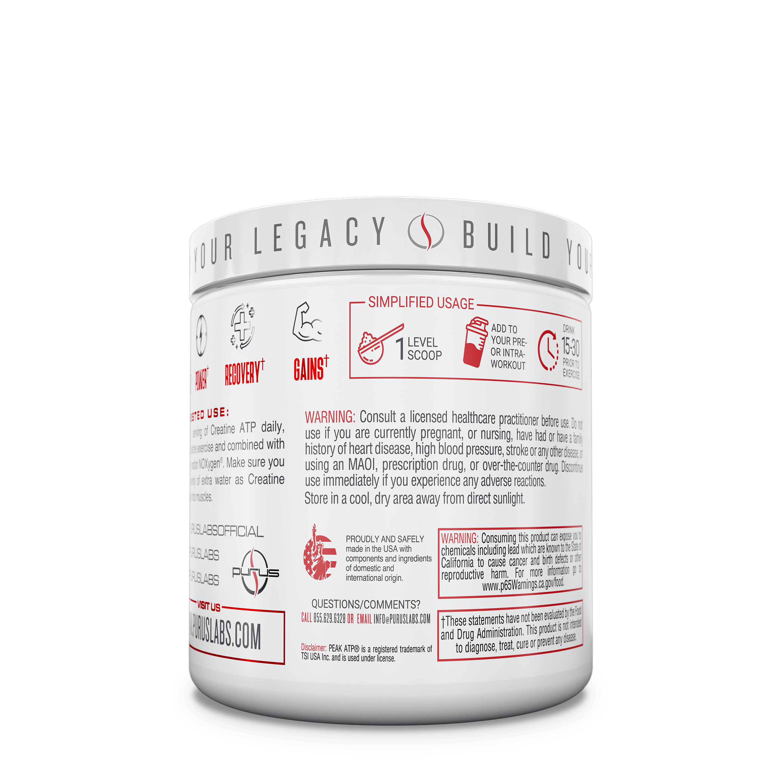 Creatine ATP - Unflavored (30 Servings)