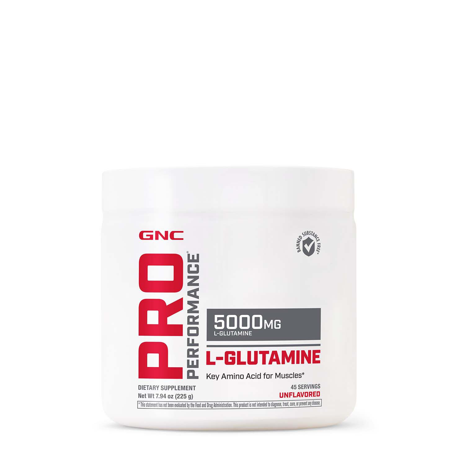 GNC Pro Performance® L-Glutamine 5000 mg - Unflavored | GNC