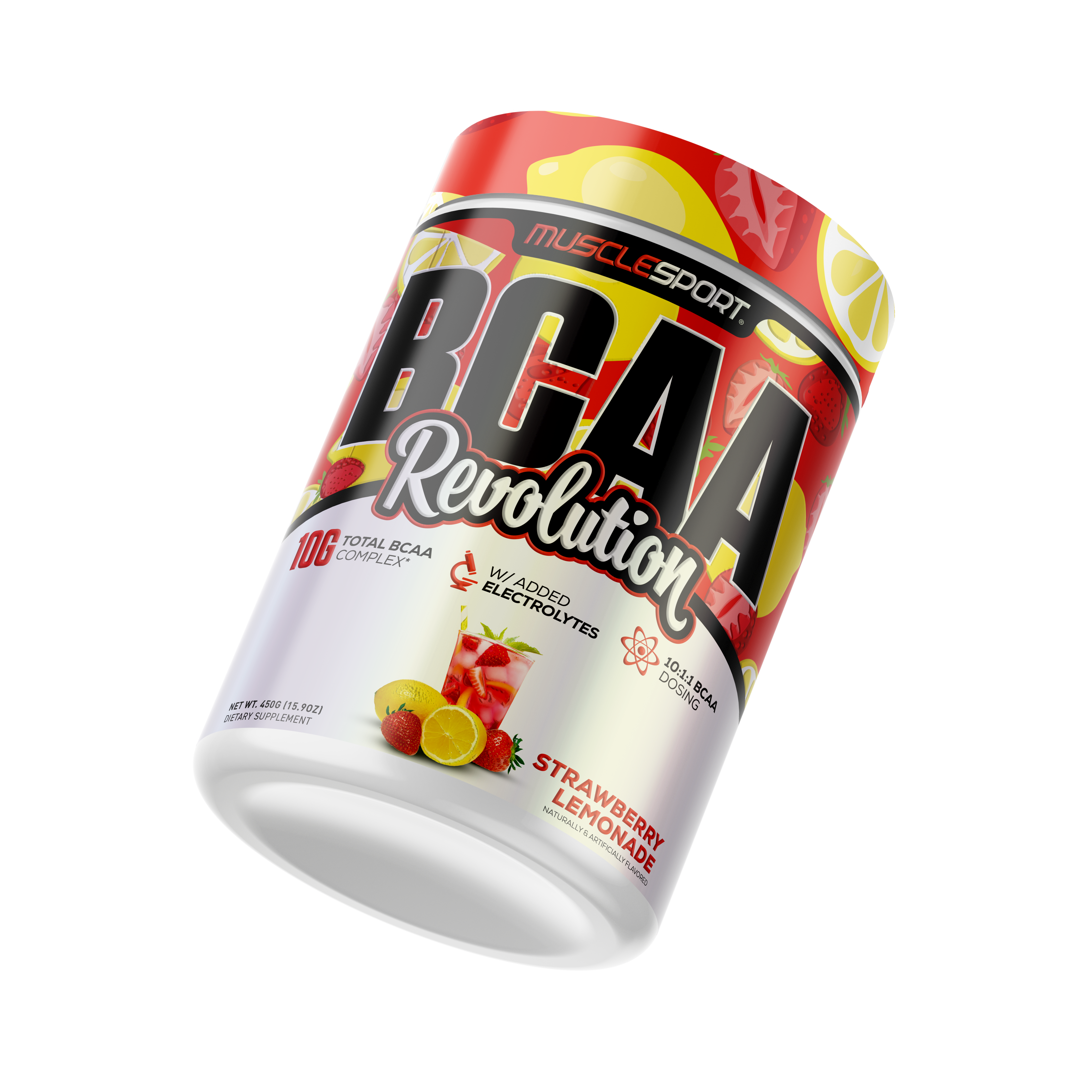 MuscleSport - BCAA Revolution - Strawberry Lemonade (30 Servings