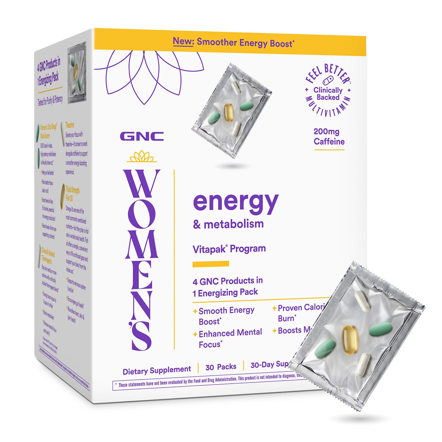 Energy and Metabolism Vitapak&reg; Program V2 (1 Monthly Supply)  | GNC