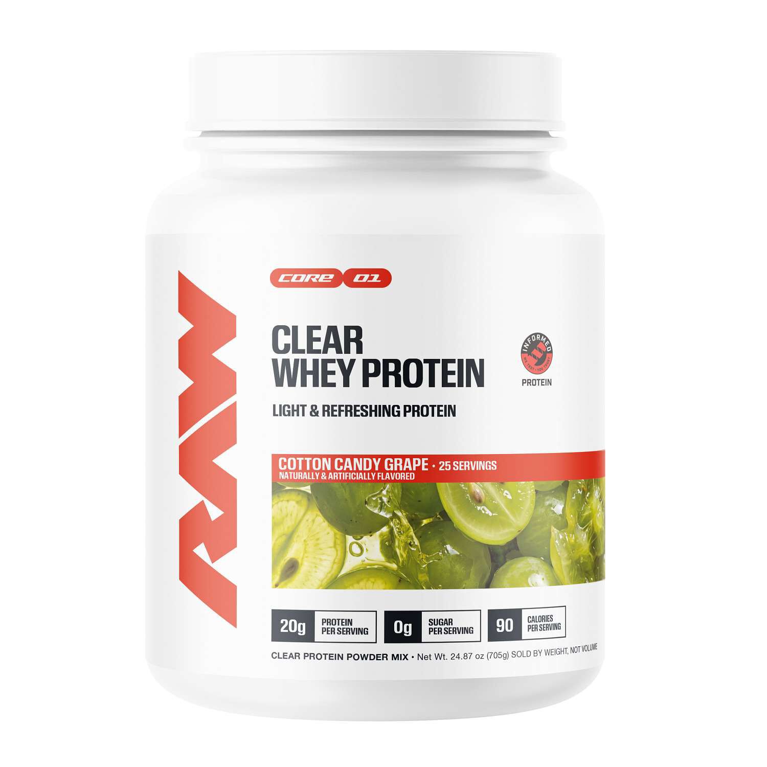 Clear Whey Protein - Cotton Candy Grape (25 Servings) Cotton Candy Grape | GNC