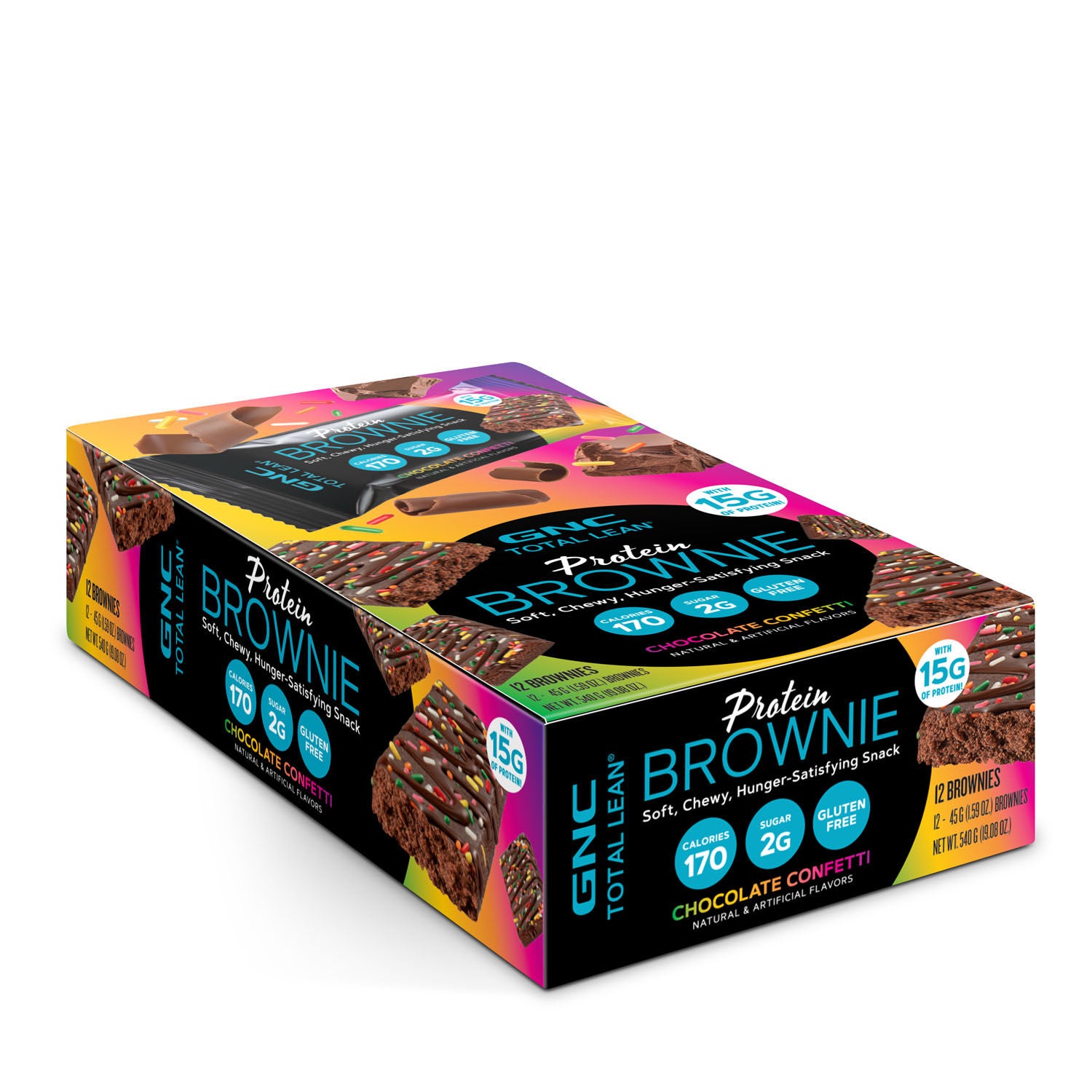 Protein Brownie - Chocolate Confetti (12 Brownies)  | GNC