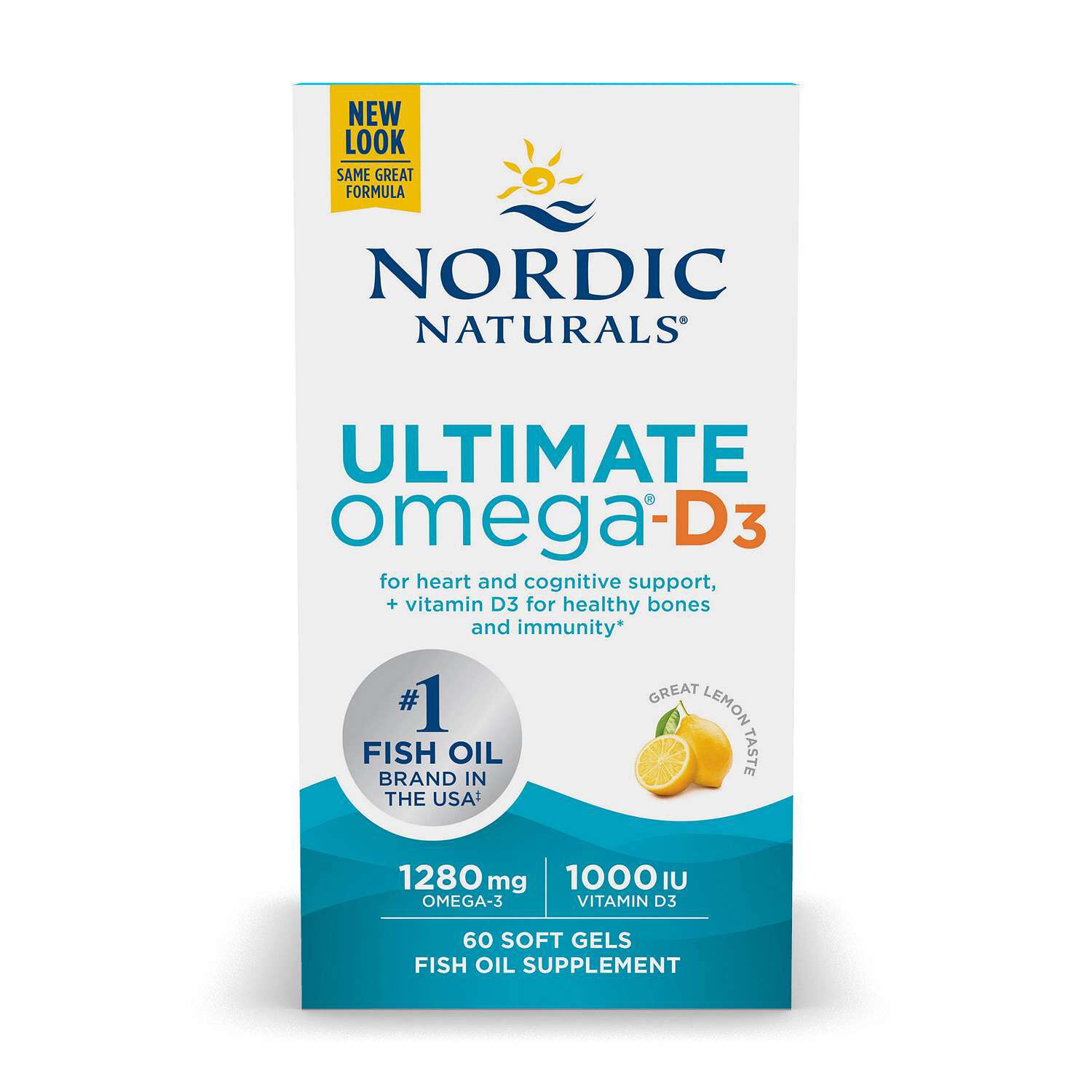 Ultimate Omega&reg; D3 - Lemon - 30 Softgels (30 Servings)