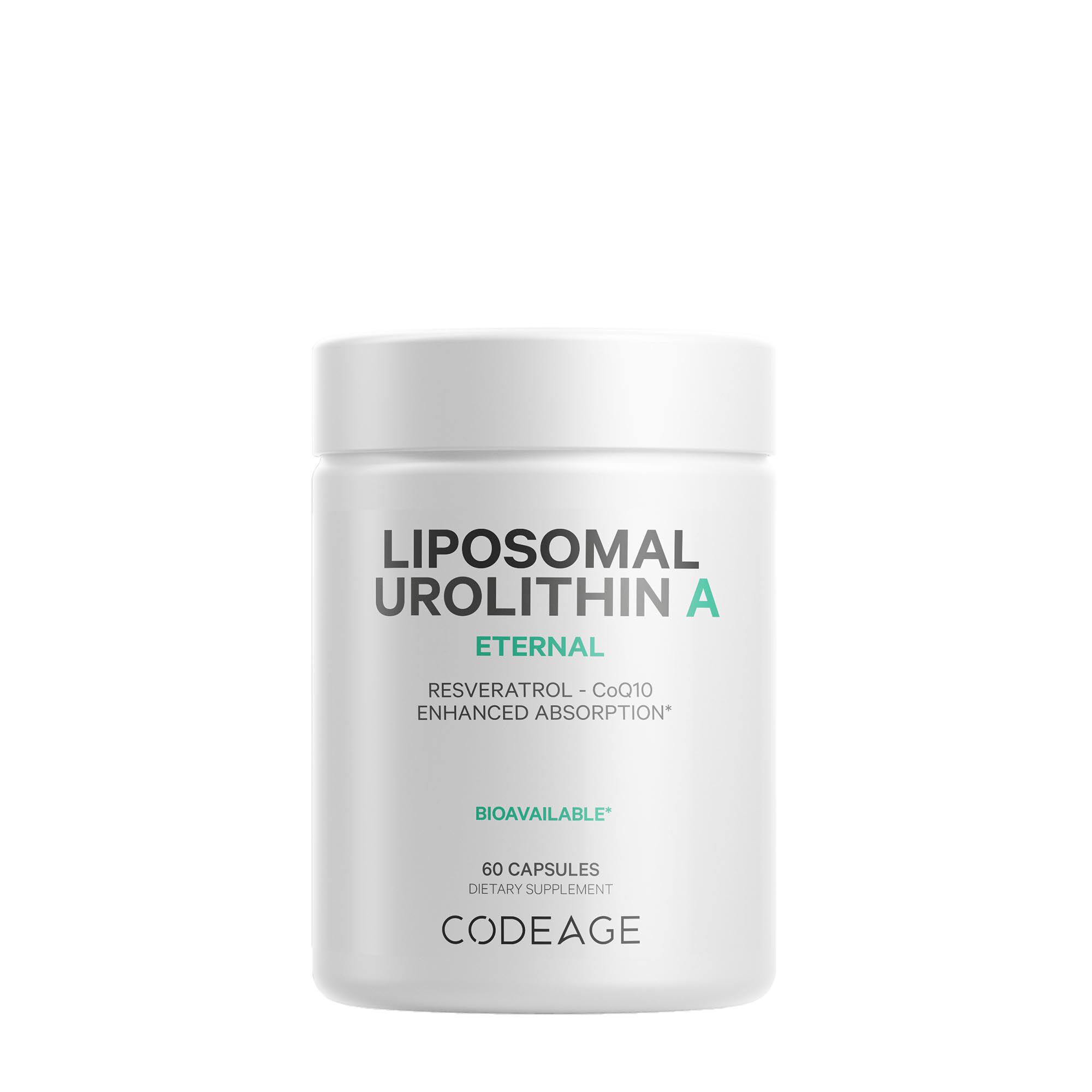 Liposomal Urolithin A - 60 Capsules (30 Servings)  | GNC