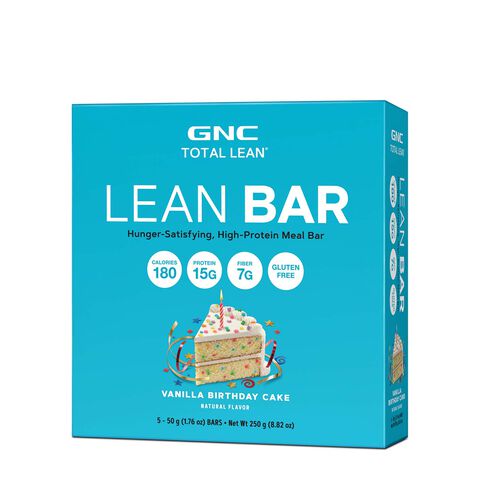 Lean Bar - Vanilla Birthday Cake &#40;5 Bars&#41; Vanilla Birthday Cake | GNC