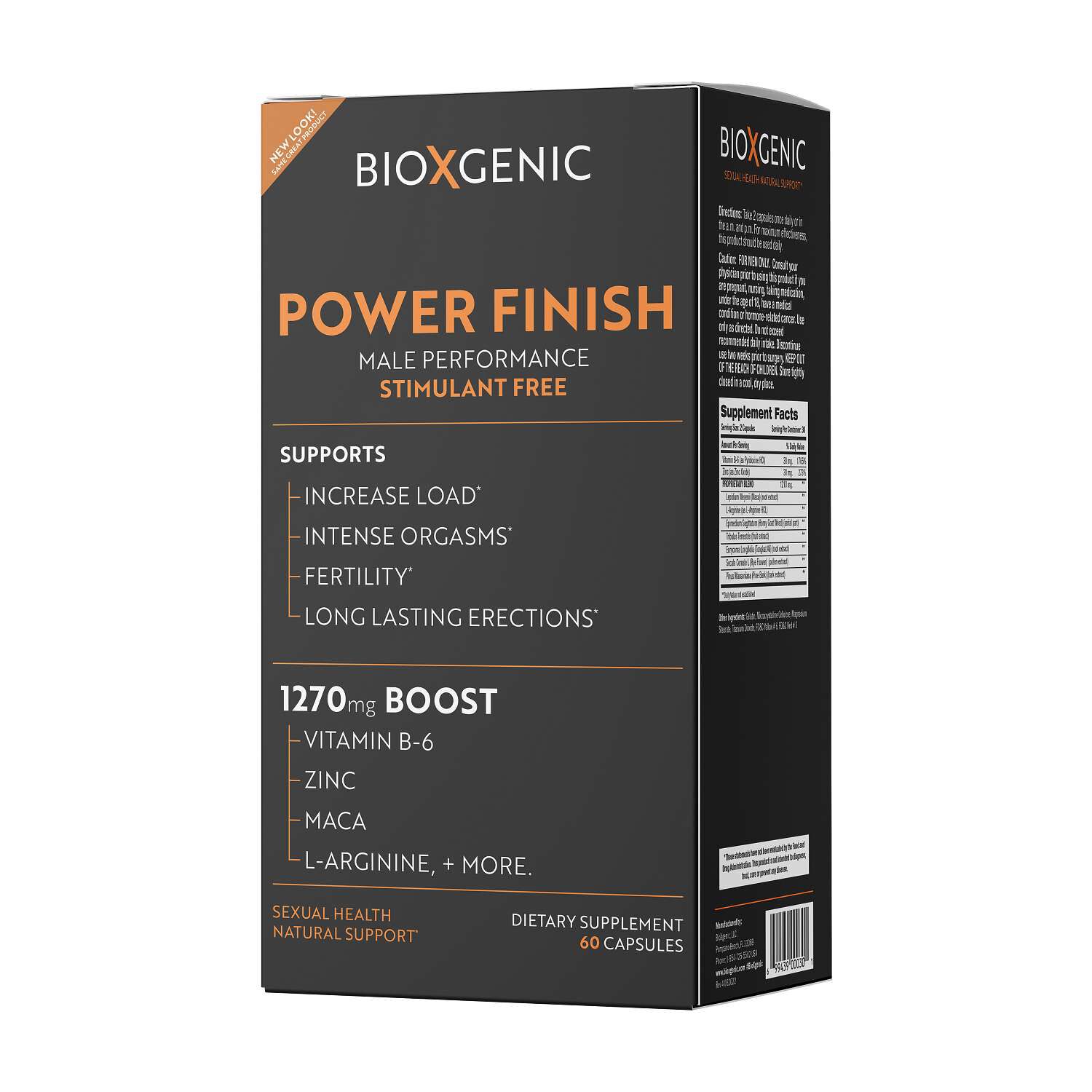 Power Finish Male Performance - 60 Capsules (30 Servings)  | GNC