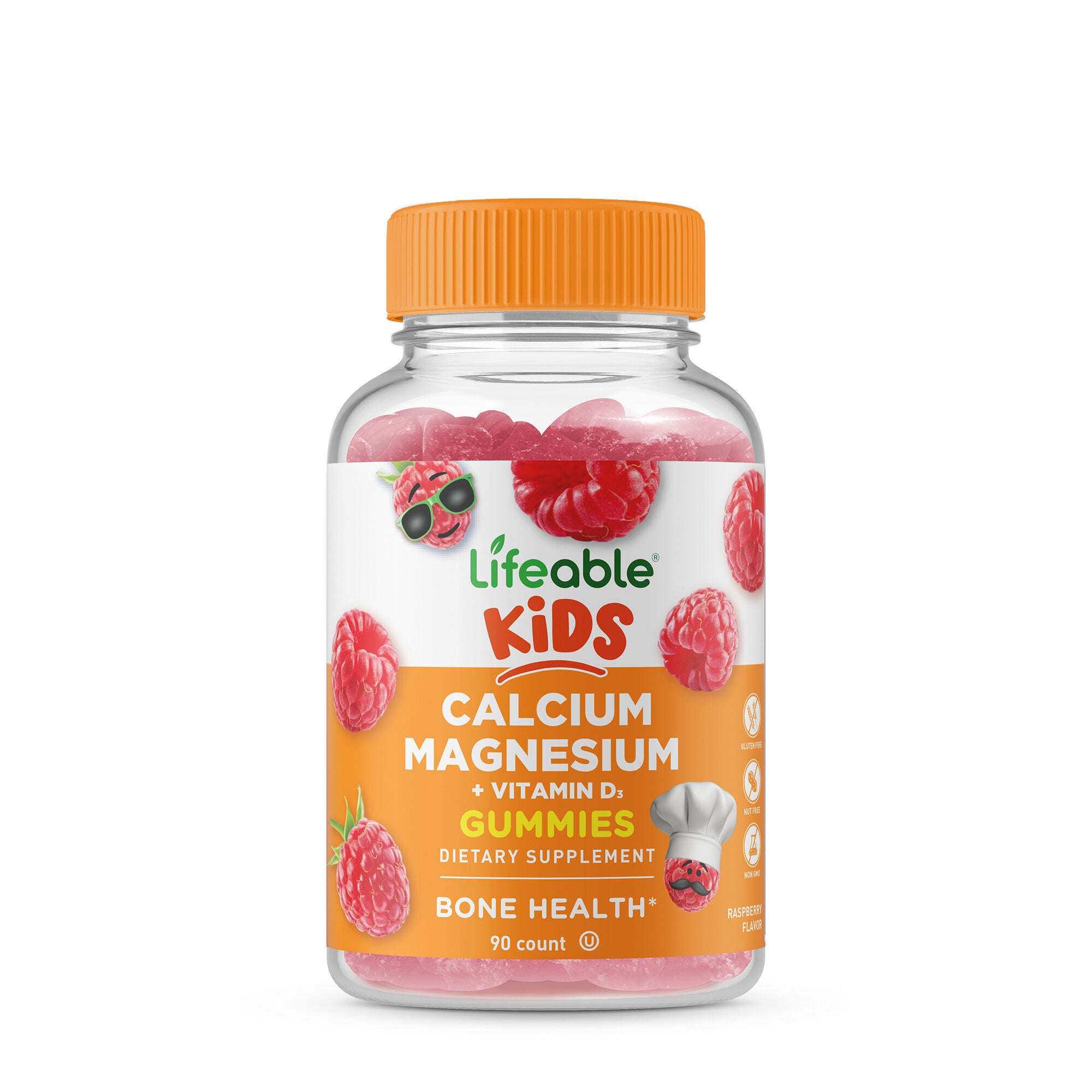 Kids Calcium Magnesium and Vitamin D3 - 90 Gummies (30 Servings)  | GNC