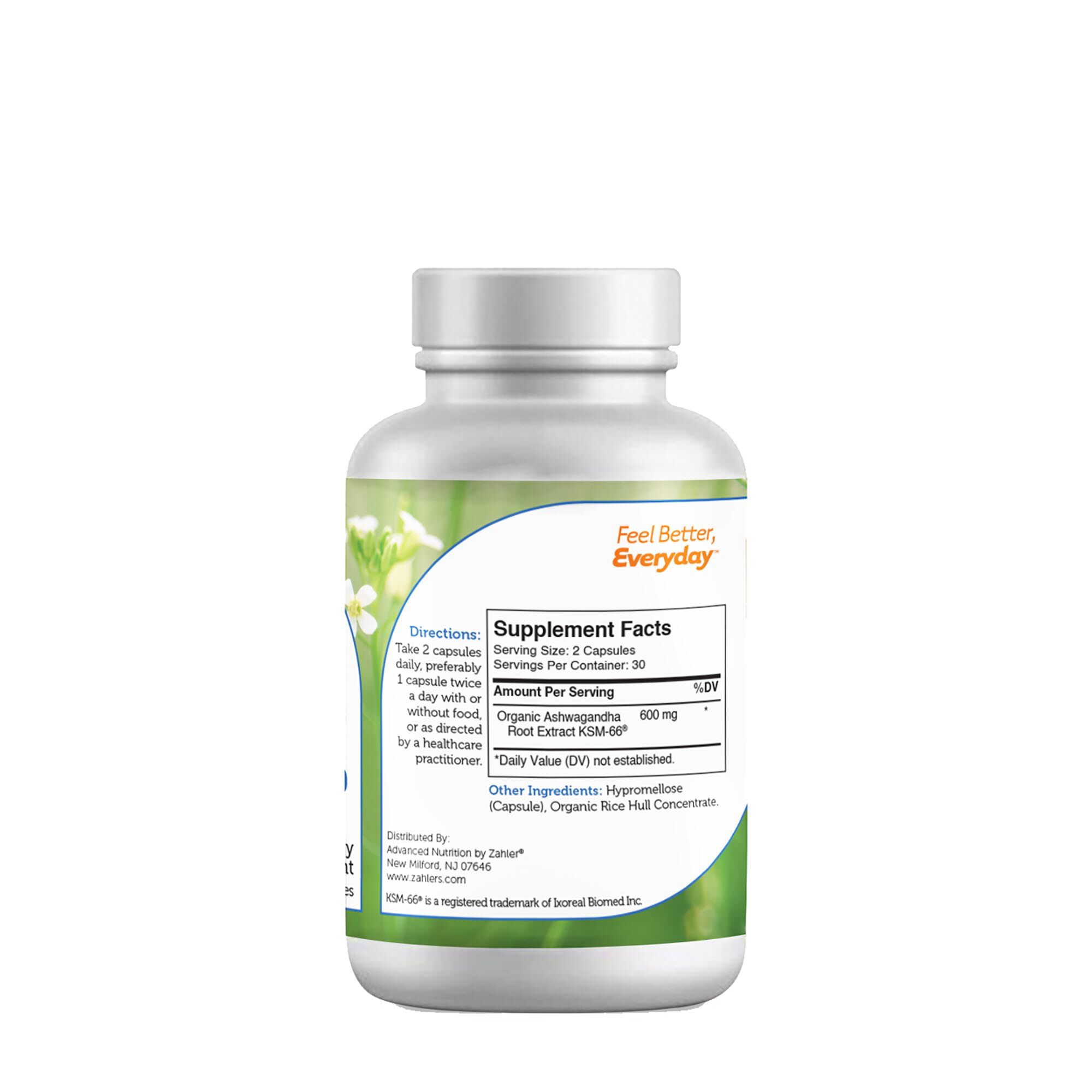 Ashwagandha 600mg - 60 Capsules (60 Servings)  | GNC