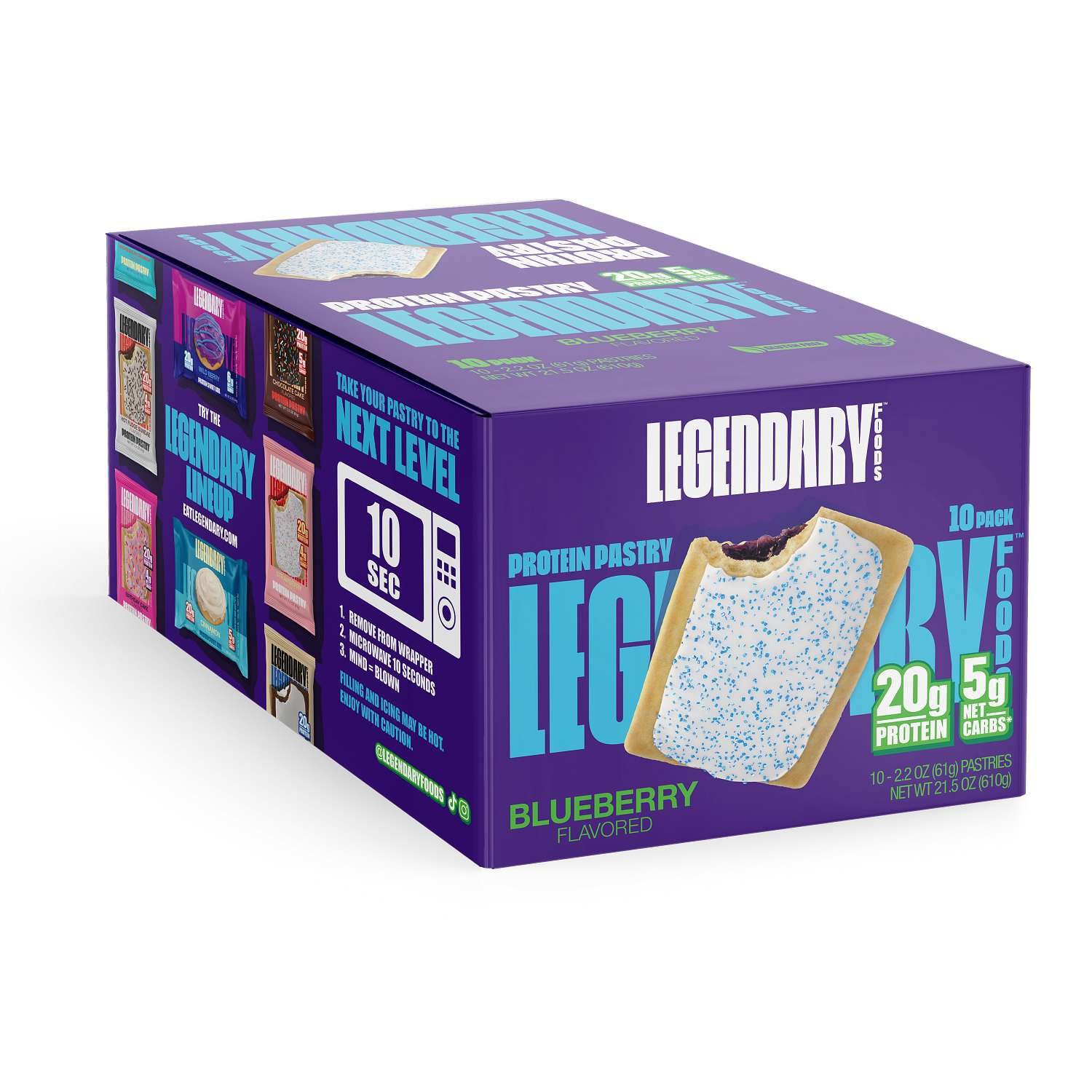 Protein Pastry - Blueberry (10 Pastries)  | GNC