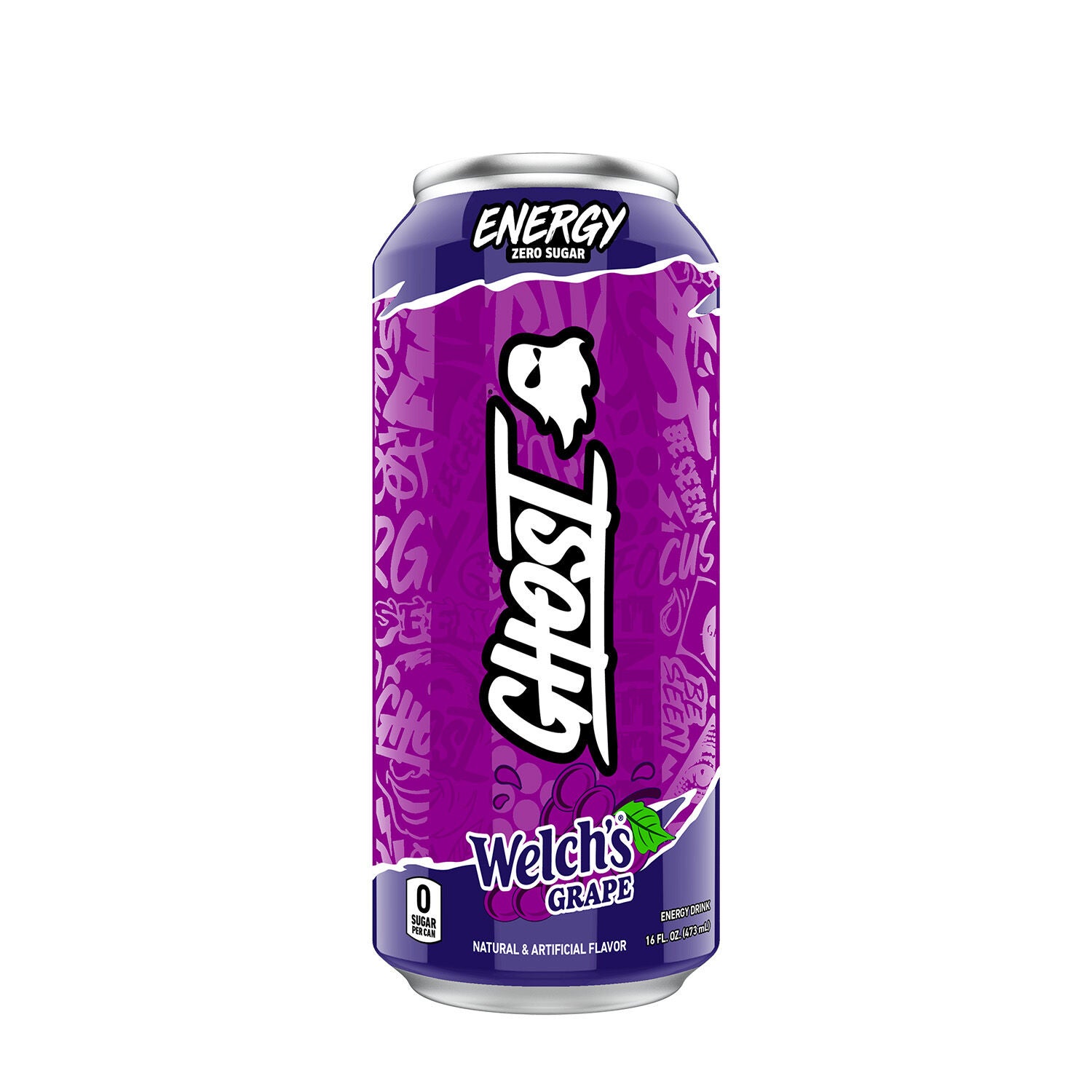 GHOST® - Energy Drink - Welch's Grape® - 16 fl oz. (12 Cans) | GNC