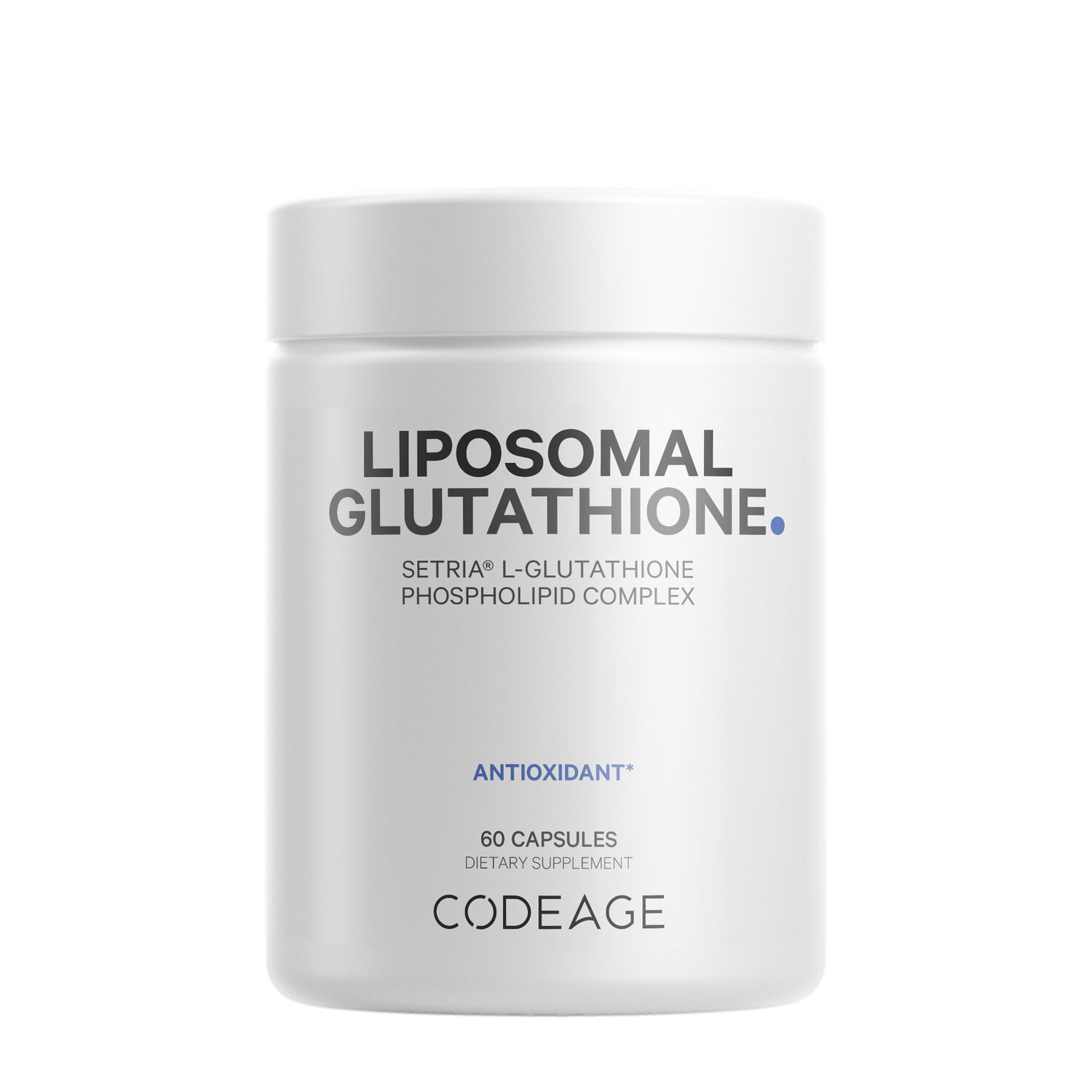 Codeage Liposomal Glutathione Setria Antioxidant Vegan - 60 Capsules (30 Servings)