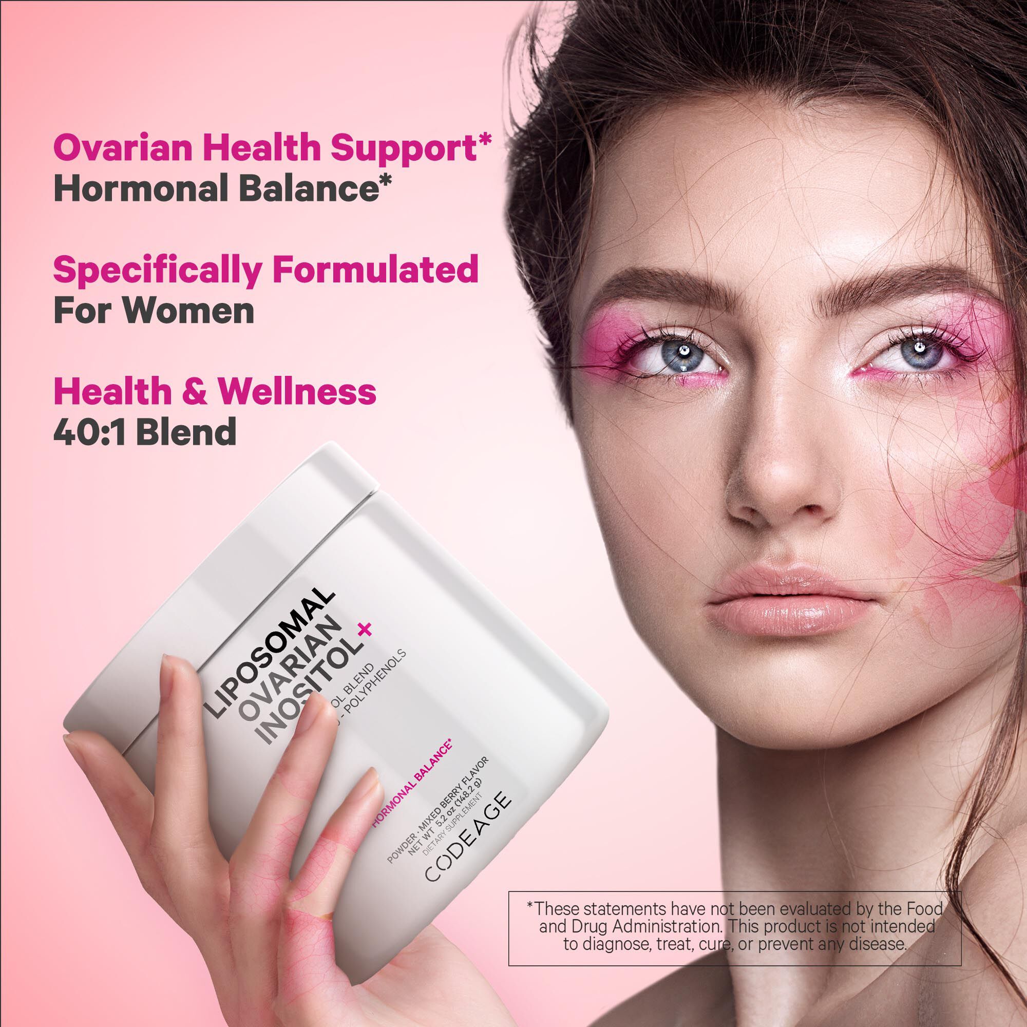 Liposomal Ovarian Inositol+ - Mixed Berry - 5.2 Ounces (60 Servings)  | GNC