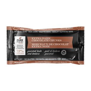 Extra Dark Chocolate Chunks - 255 g  | GNC