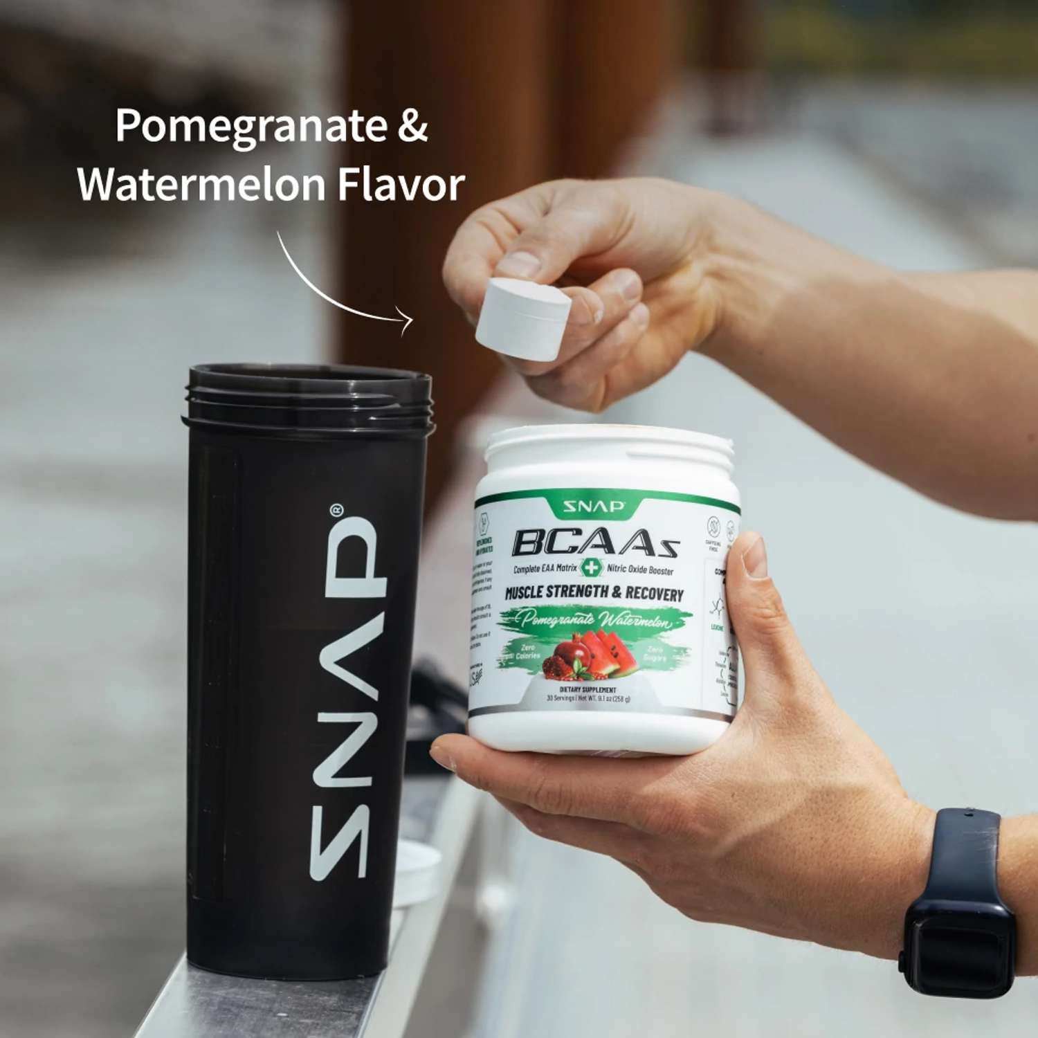BCAA Powder - Pomegranate Watermelon (30 Servings) Pomegranate Watermelon | GNC