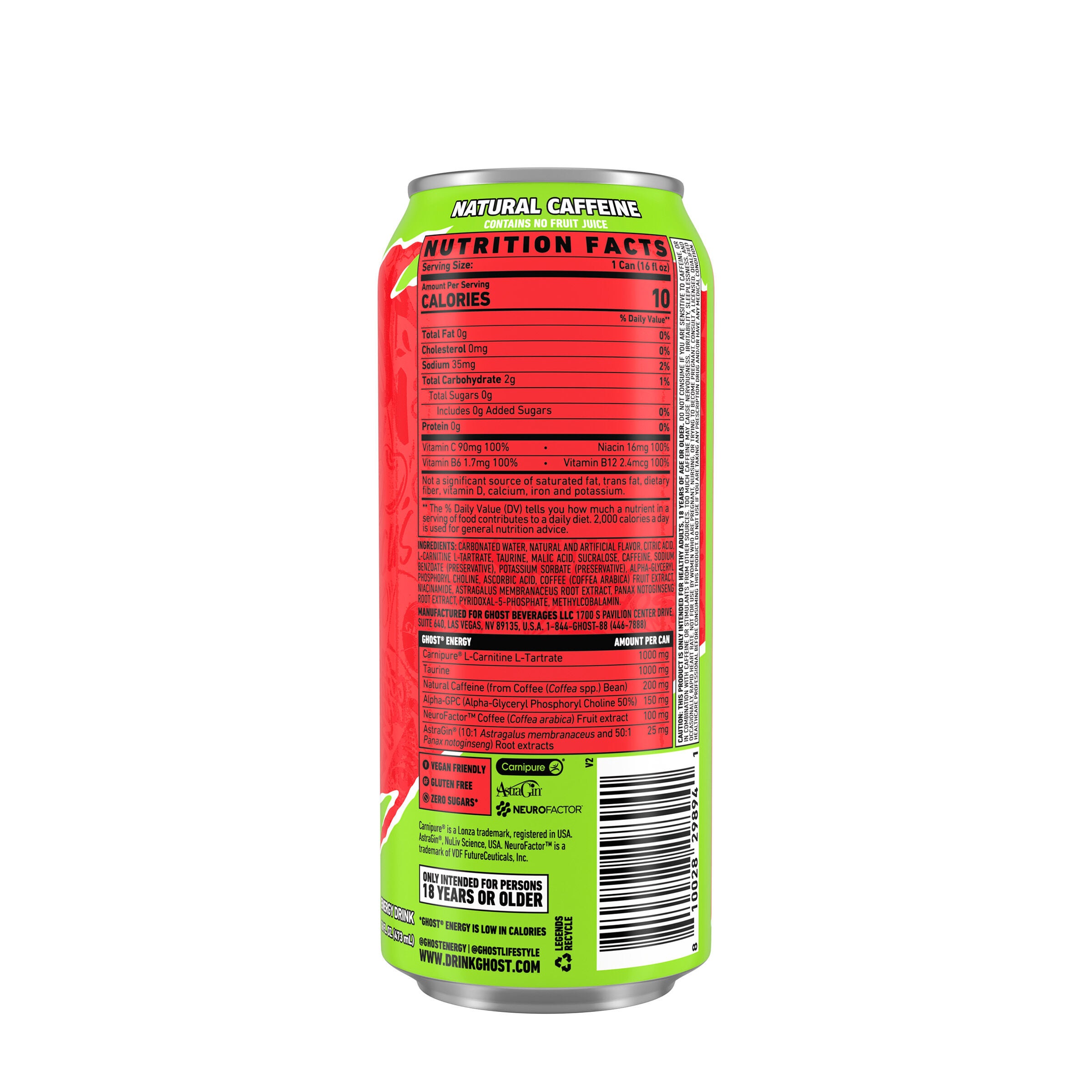 Energy Drink - Cherry Limeade - 16oz. (12 Cans) Cherry Limeade | GNC