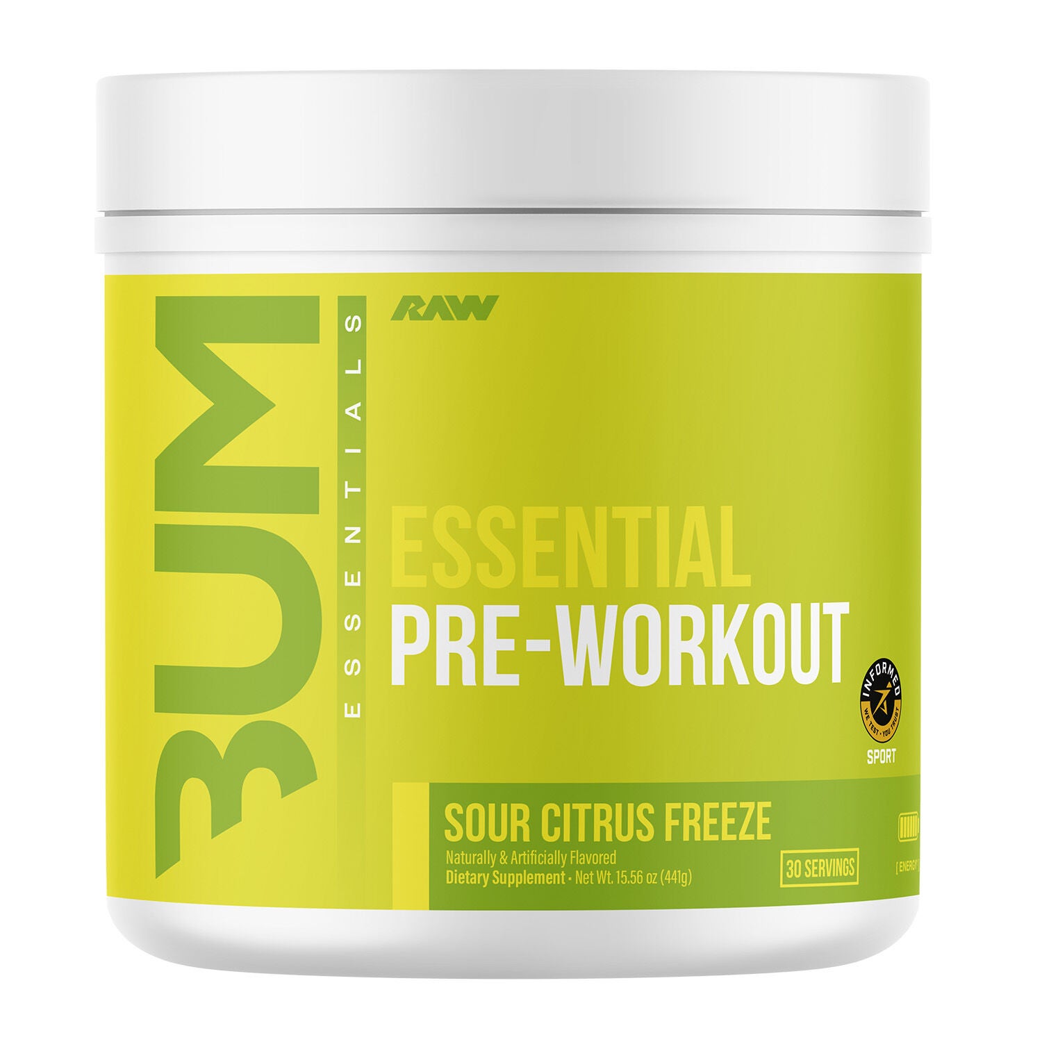 Essential Pre-Workout - Sour Citrus Freeze (30 Servings)  | GNC