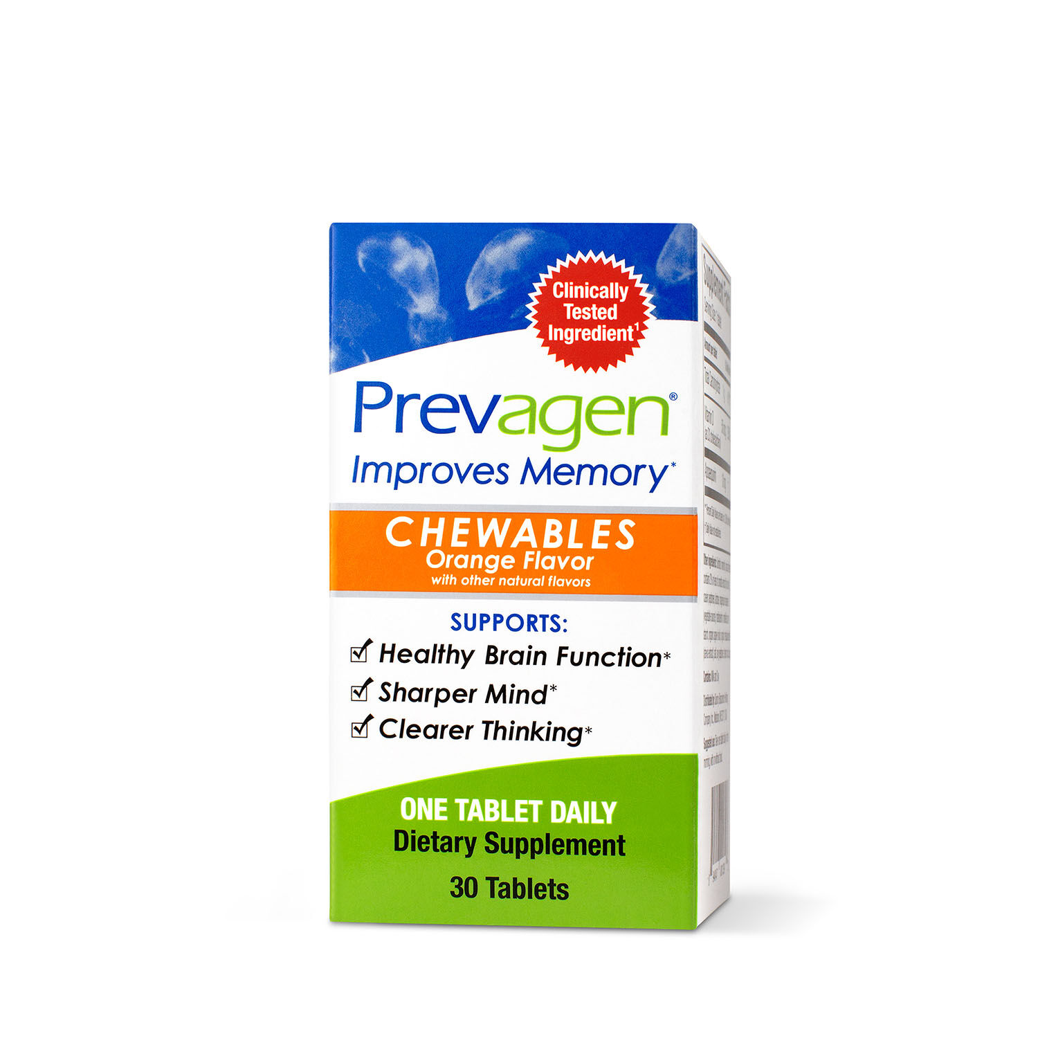 Chewables Memory Support - Orange - 30 Chewable Tablets &#40;30 Servings&#41;  | GNC