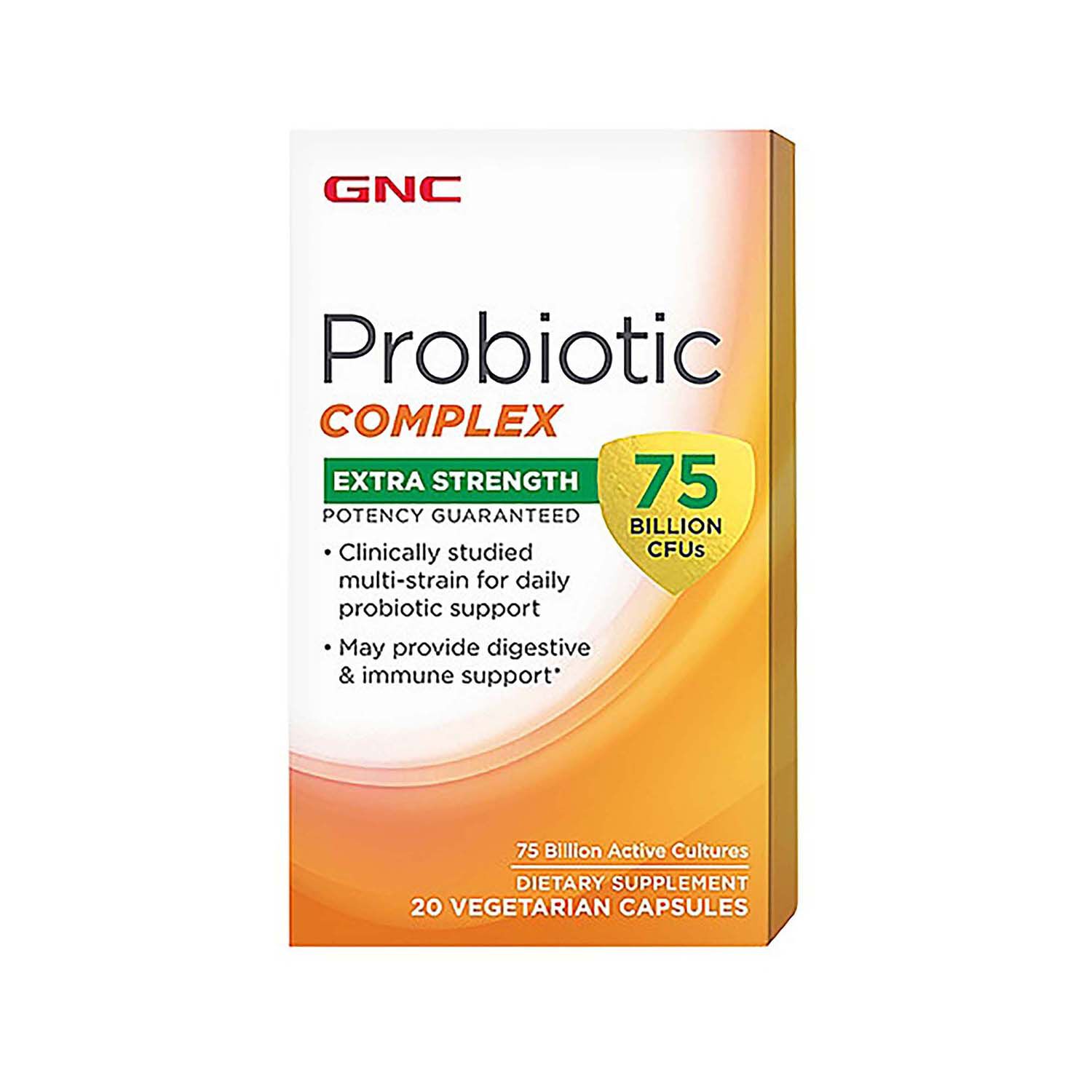 Gnc Probiotic Complex Extra Strength 75 Billion Cfus Gnc