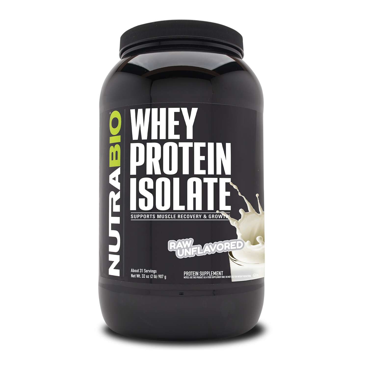 Whey Protein Isolate - Raw Unflavored (31 Servings) Raw Unflavored | GNC