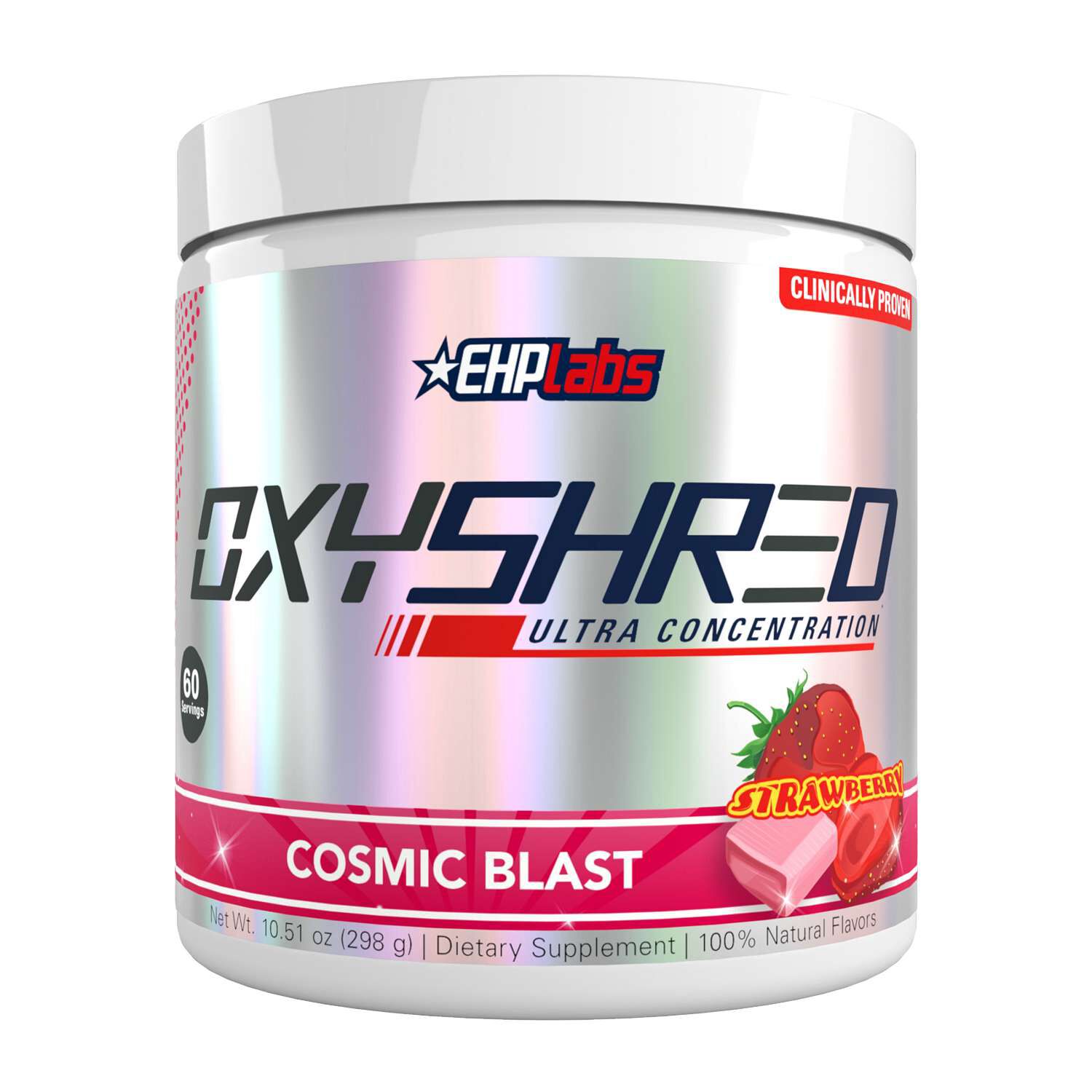 OxyShred - Cosmic Blast Strawberry - 10.51oz (60 Servings) Cosmic Blast Strawberry | GNC