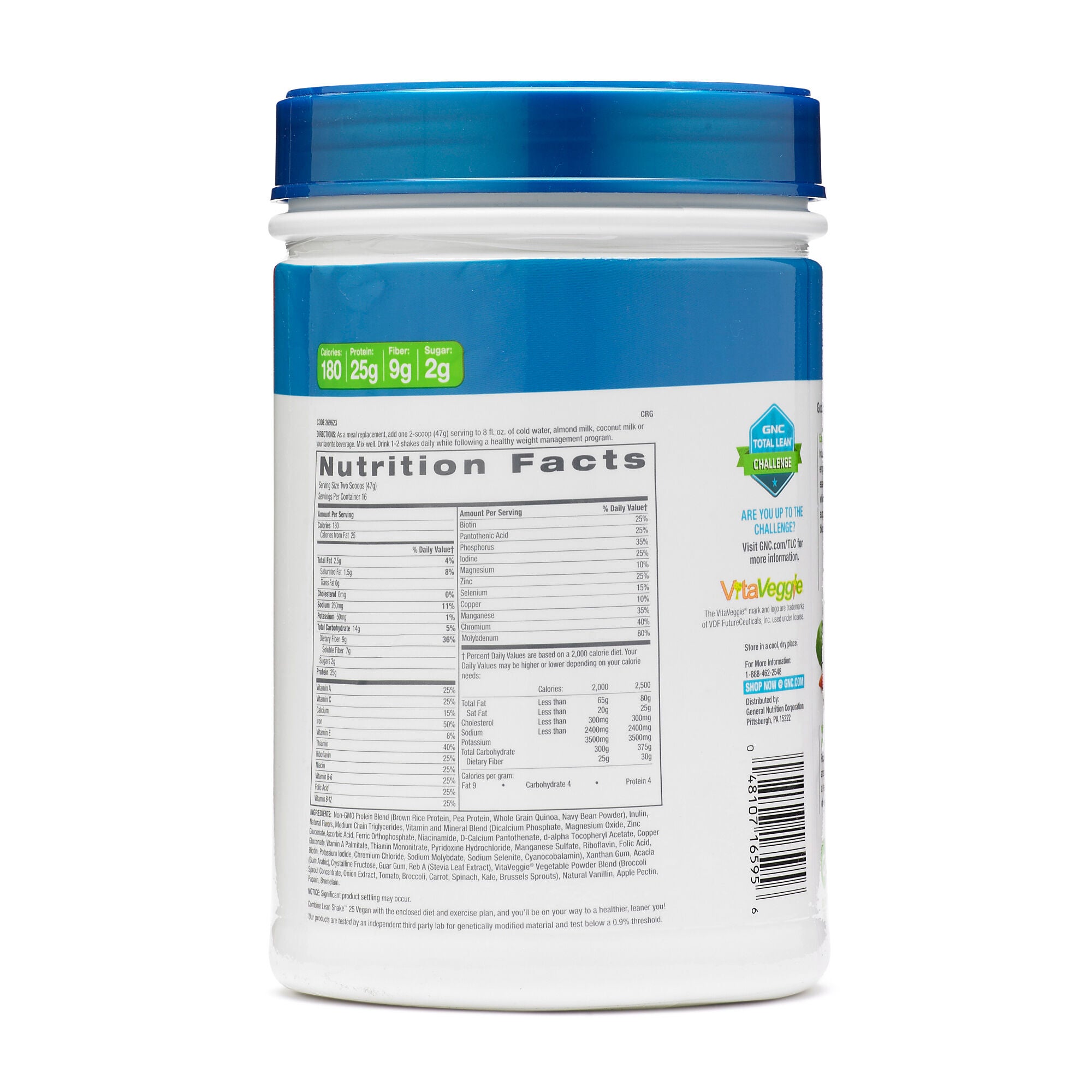 269623 GNC Total Lean® Shop GNC Total Lean vegan protein shakes. Pick