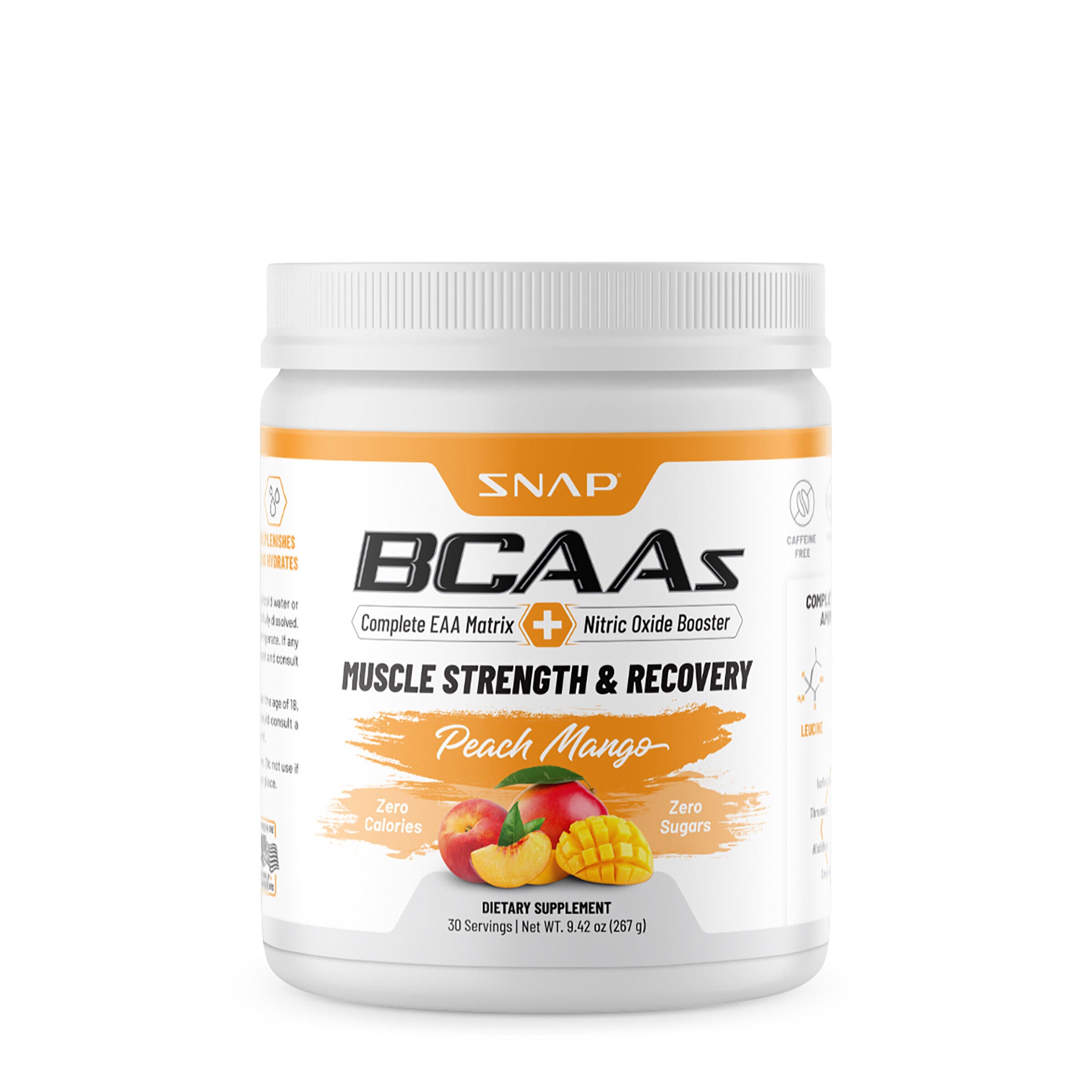 BCAA Powder - Peach Mango(30 Servings) Peach Mango | GNC