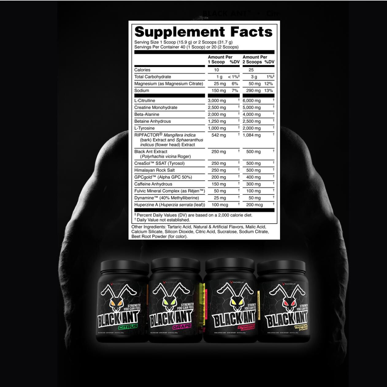 Black Ant Pre-Workout - Tropical Punch (20 Servings)  | GNC
