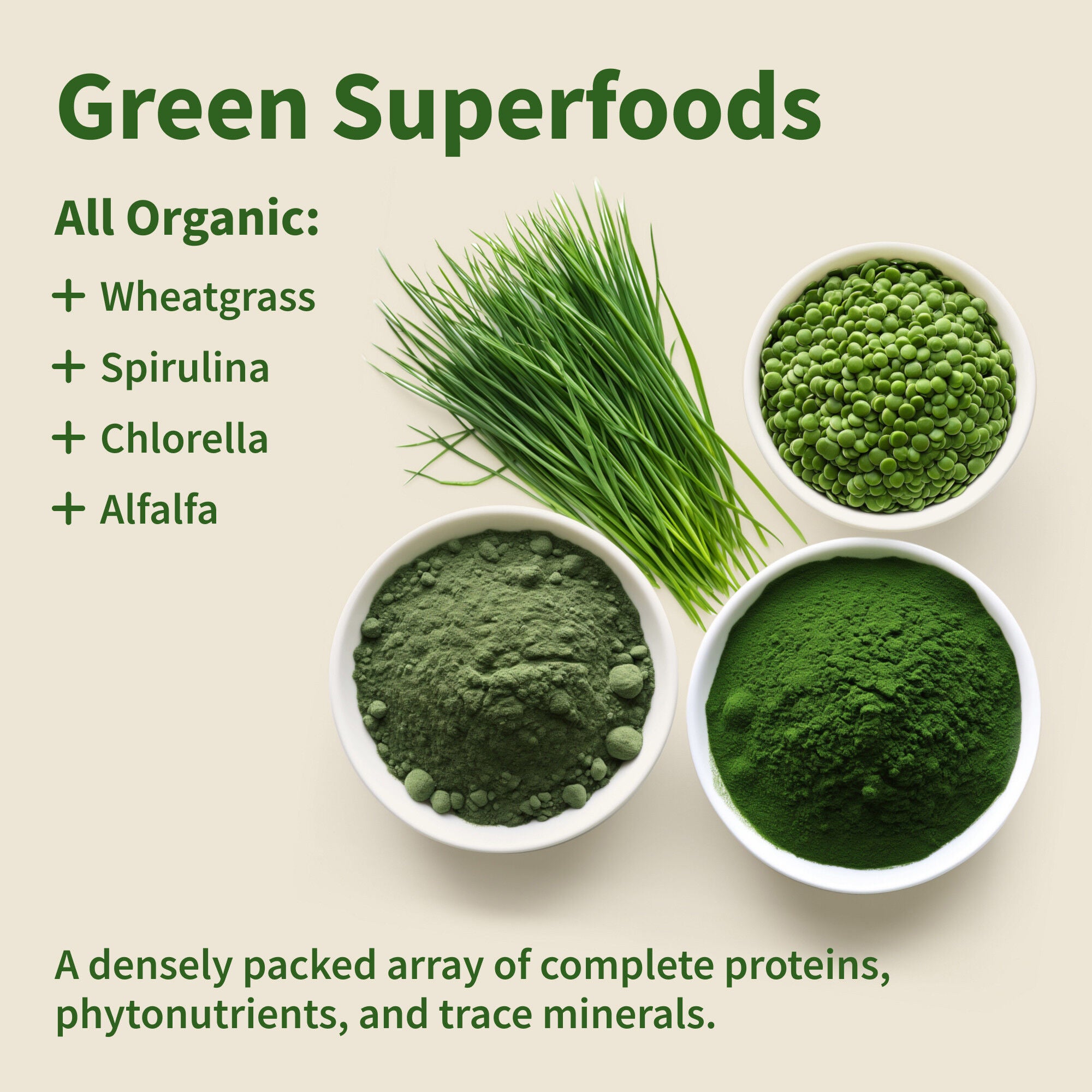 Organic Spirulina + Chlorella - 120 Capsules &#40;30 Servings&#41;  | GNC