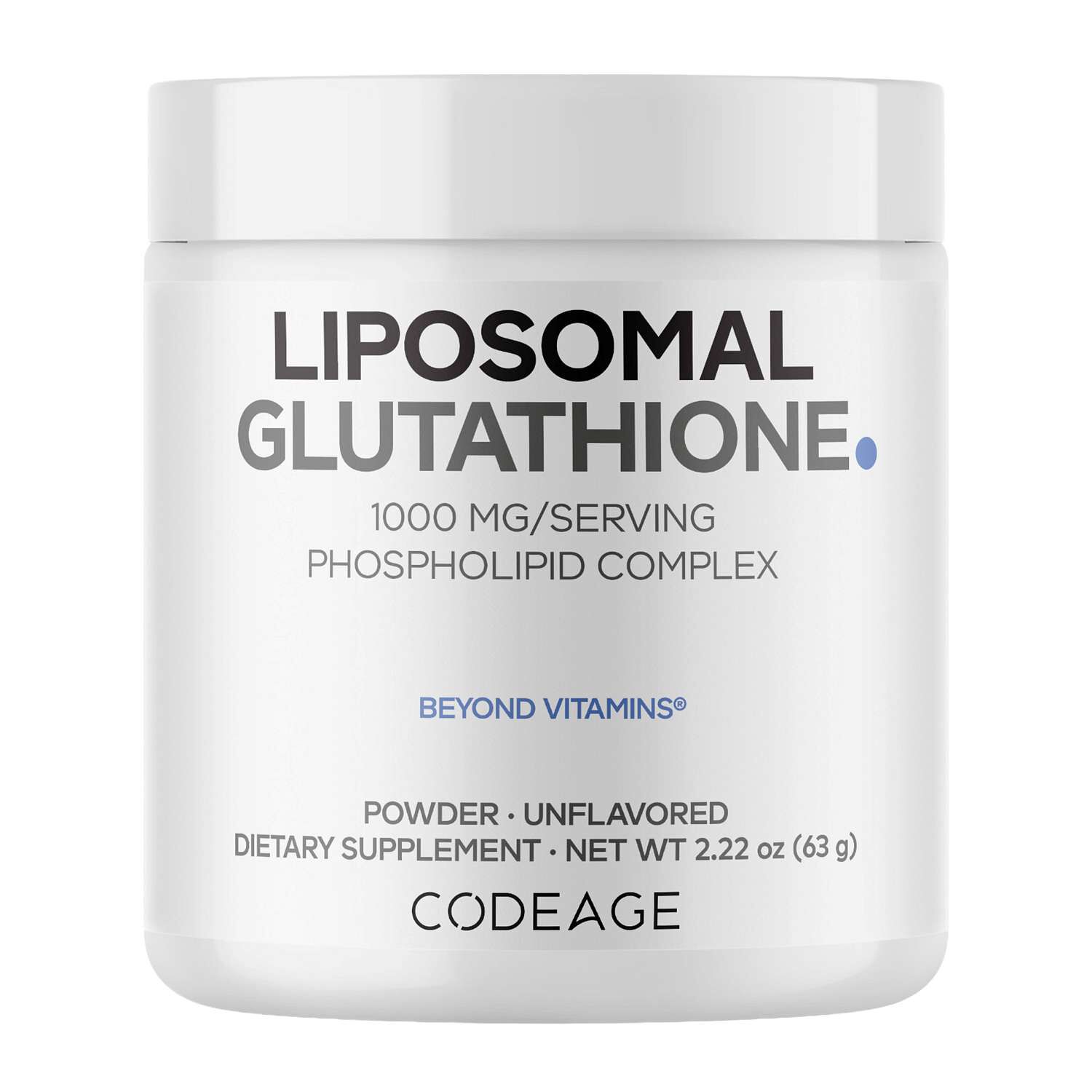 Liposomal Glutathione 1000mg - Unflavored (60 Servings)  | GNC