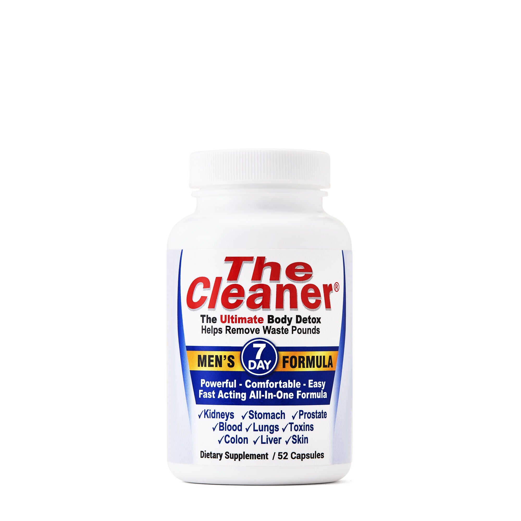 The Cleaner Body Detox Men's Formula, 7 Day - 52 capsules