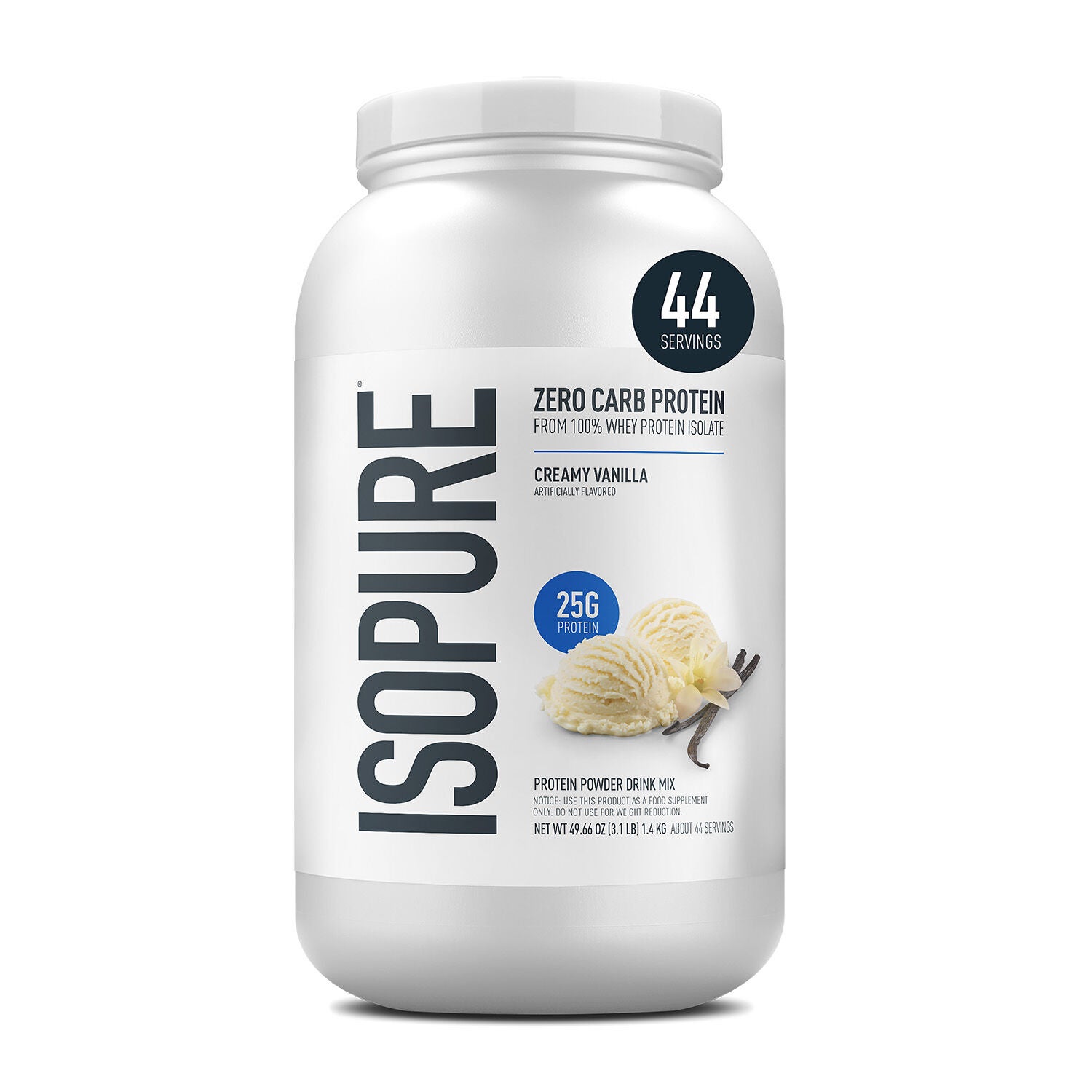 Zero Carb - Creamy Vanilla &#40;44 Servings&#41; Creamy Vanilla | GNC