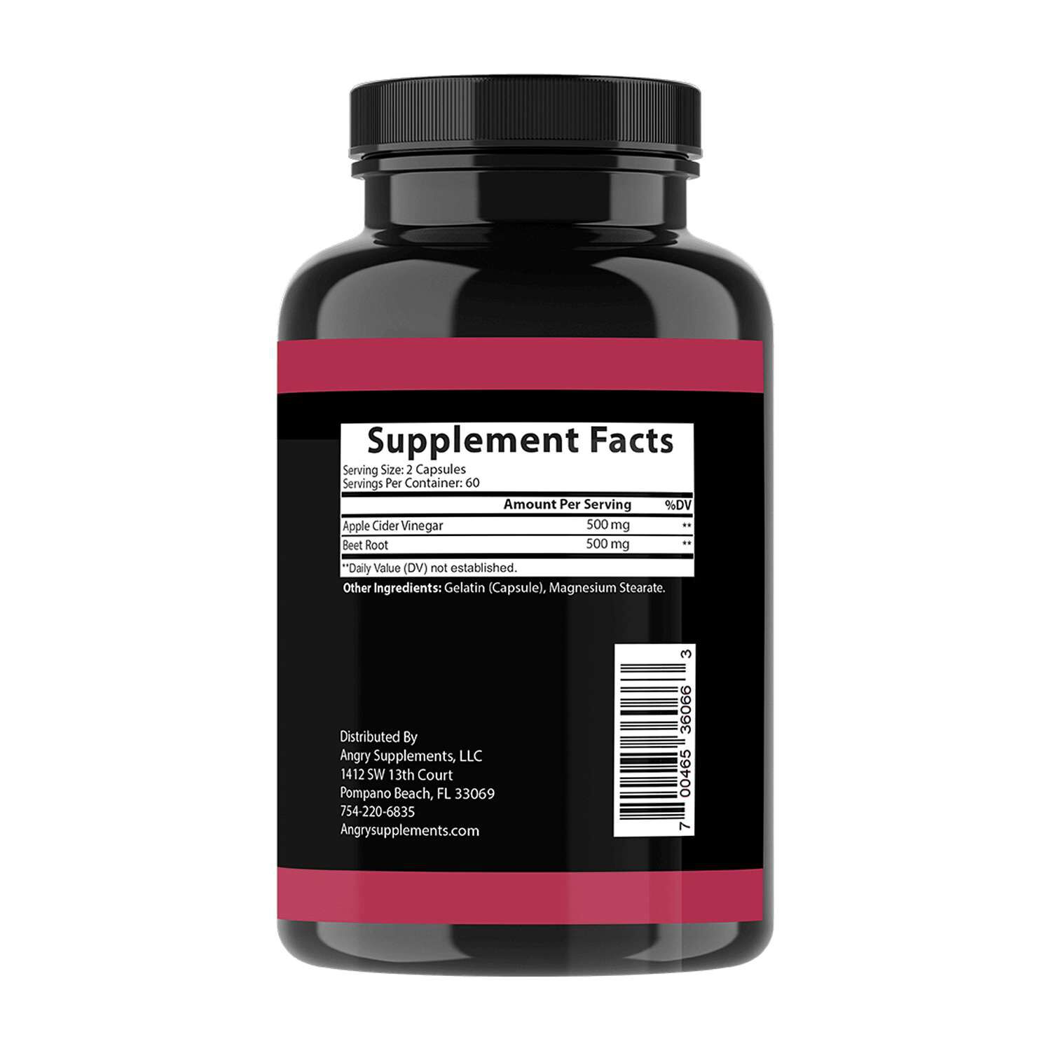 Apple Cider Vinegar + Beet Root - 120 Capsules (60 Servings)  | GNC