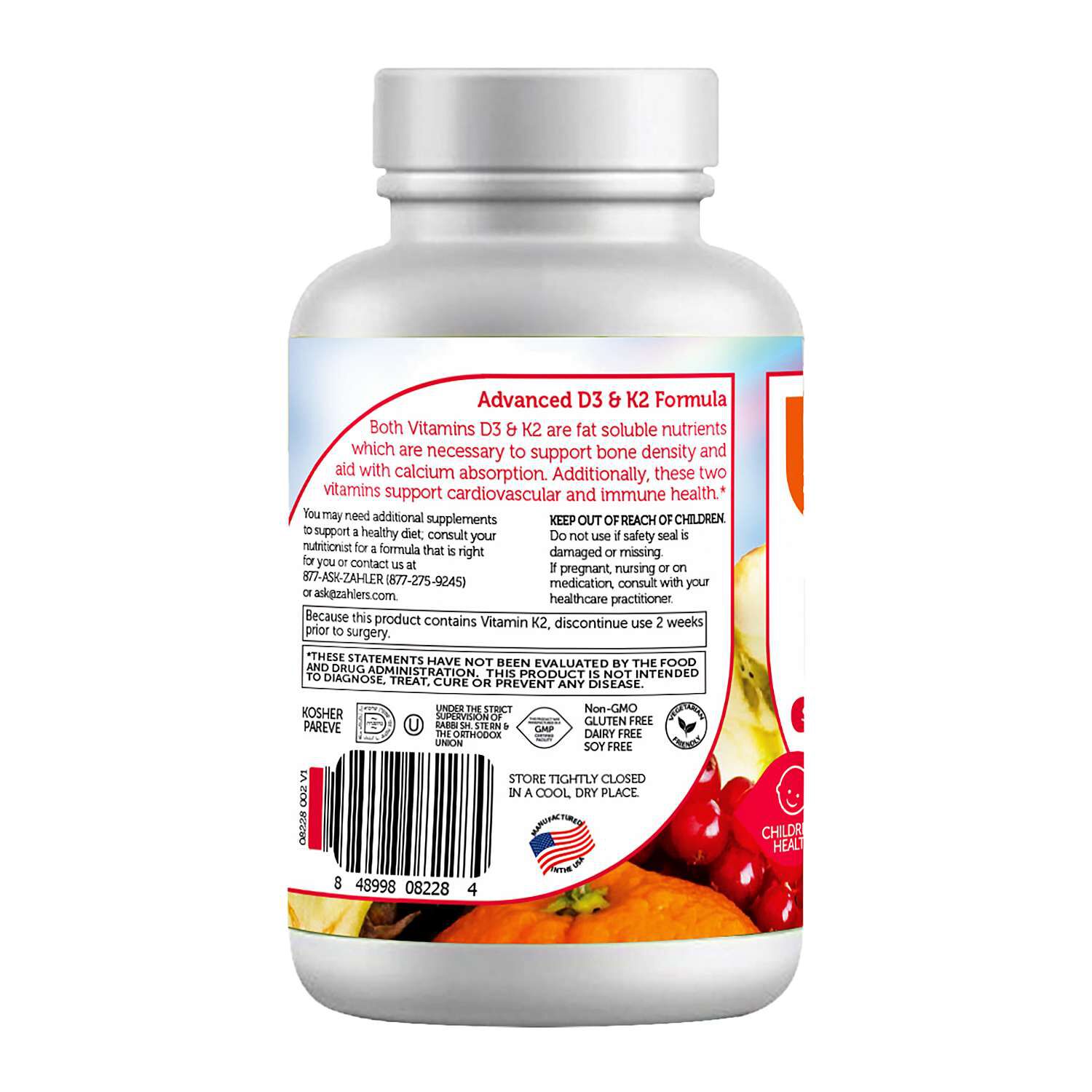 Junior D3 & K2 - 90 Tablets (90 Servings)