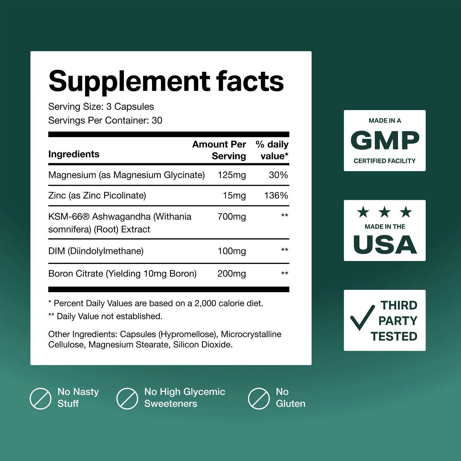 Prime T Testosterone Booster - 90 Capsules (30 Servings)  | GNC