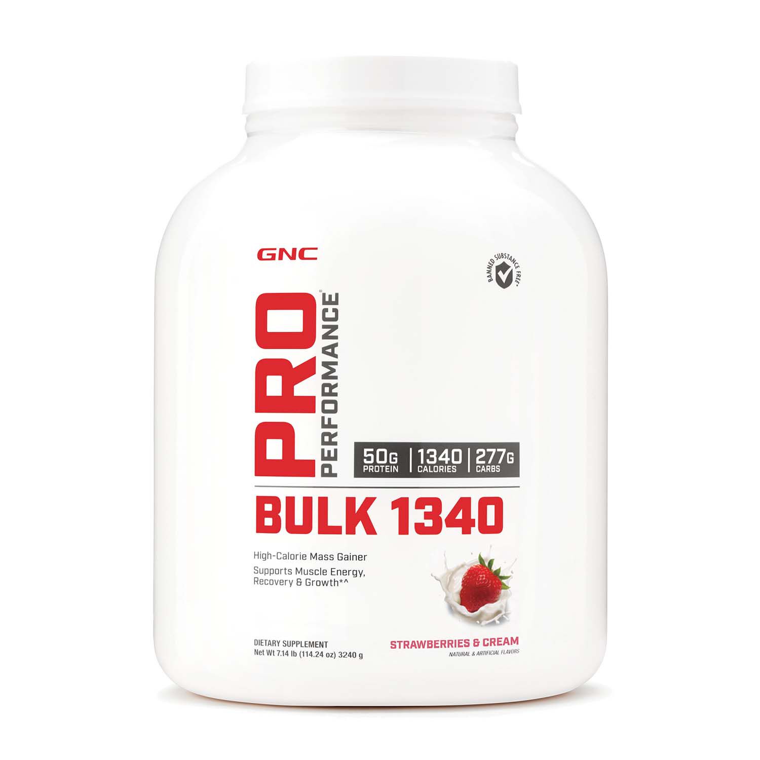 Gnc Pro Performance Bulk 1340 Strawberries And Cream Gnc