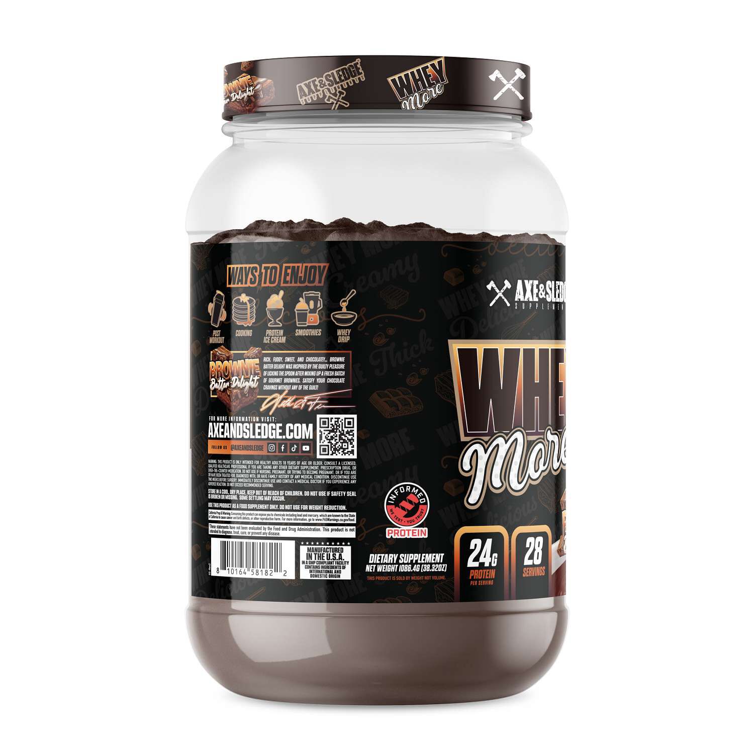 Whey More - Brownie Batter (28 Servings)
