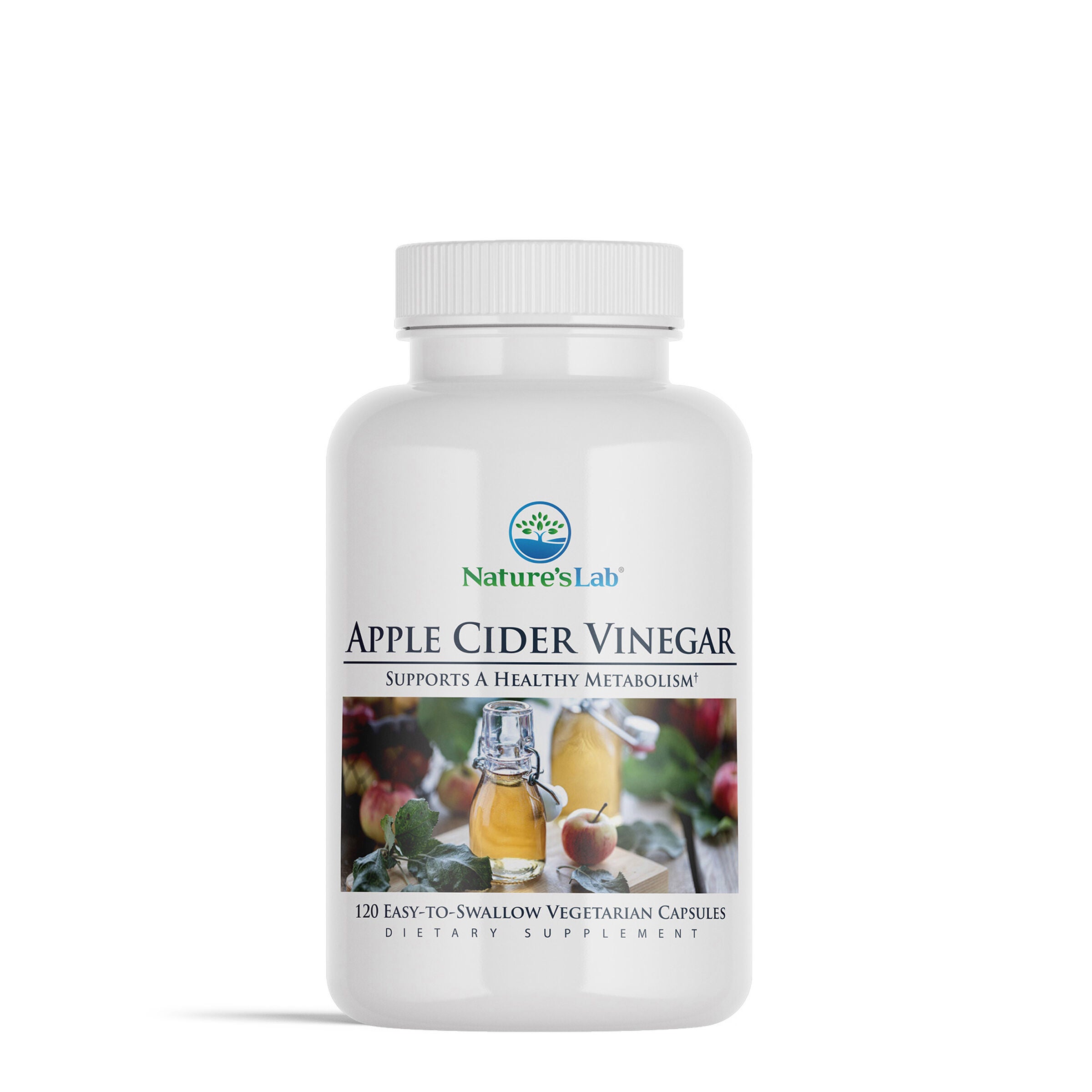 Apple Cider Vinegar - 120 Vegetarian Capsules (60 Servings)  | GNC