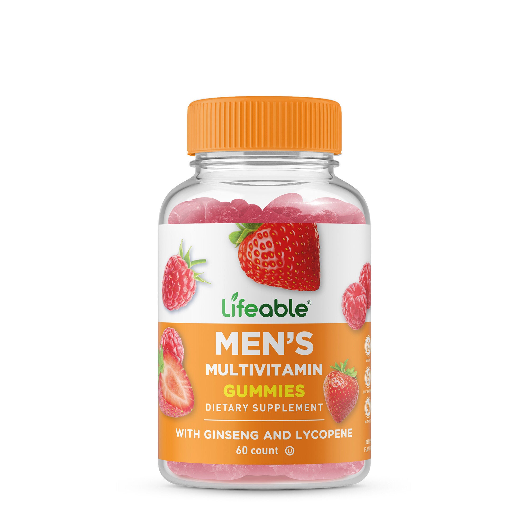 Men's Multivitamin with Ginseng and Lycopene 60 Gummies (30 Servings