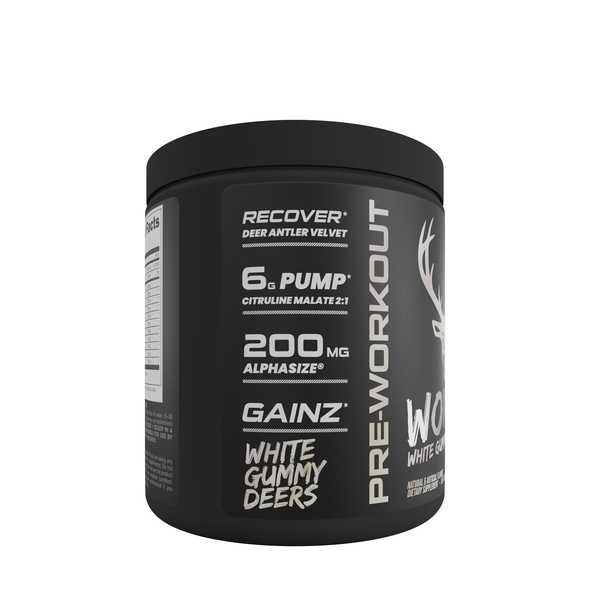 Nootropic Preworkout - White Gummy Deer (30 Servings)