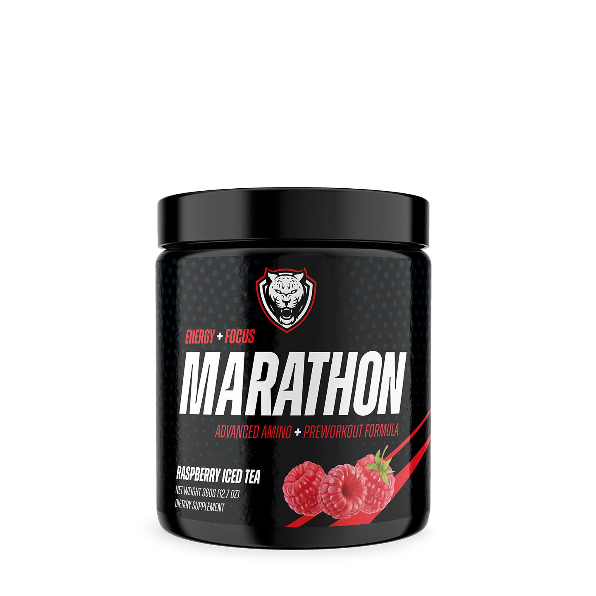 Marathon Pre-Workout - Raspberry Iced Tea(40 Servings) Raspberry Iced Tea | GNC