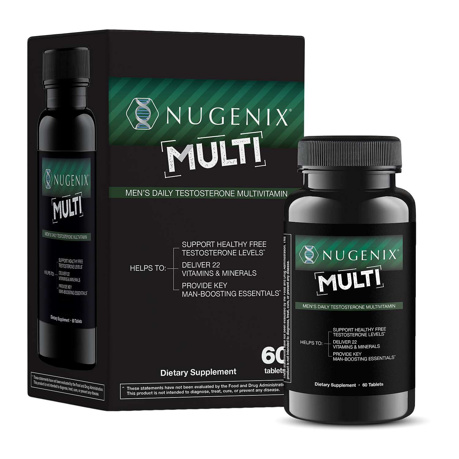 Men's Testosterone Multivitamin - 60 Tablets (30 Servings) | GNC