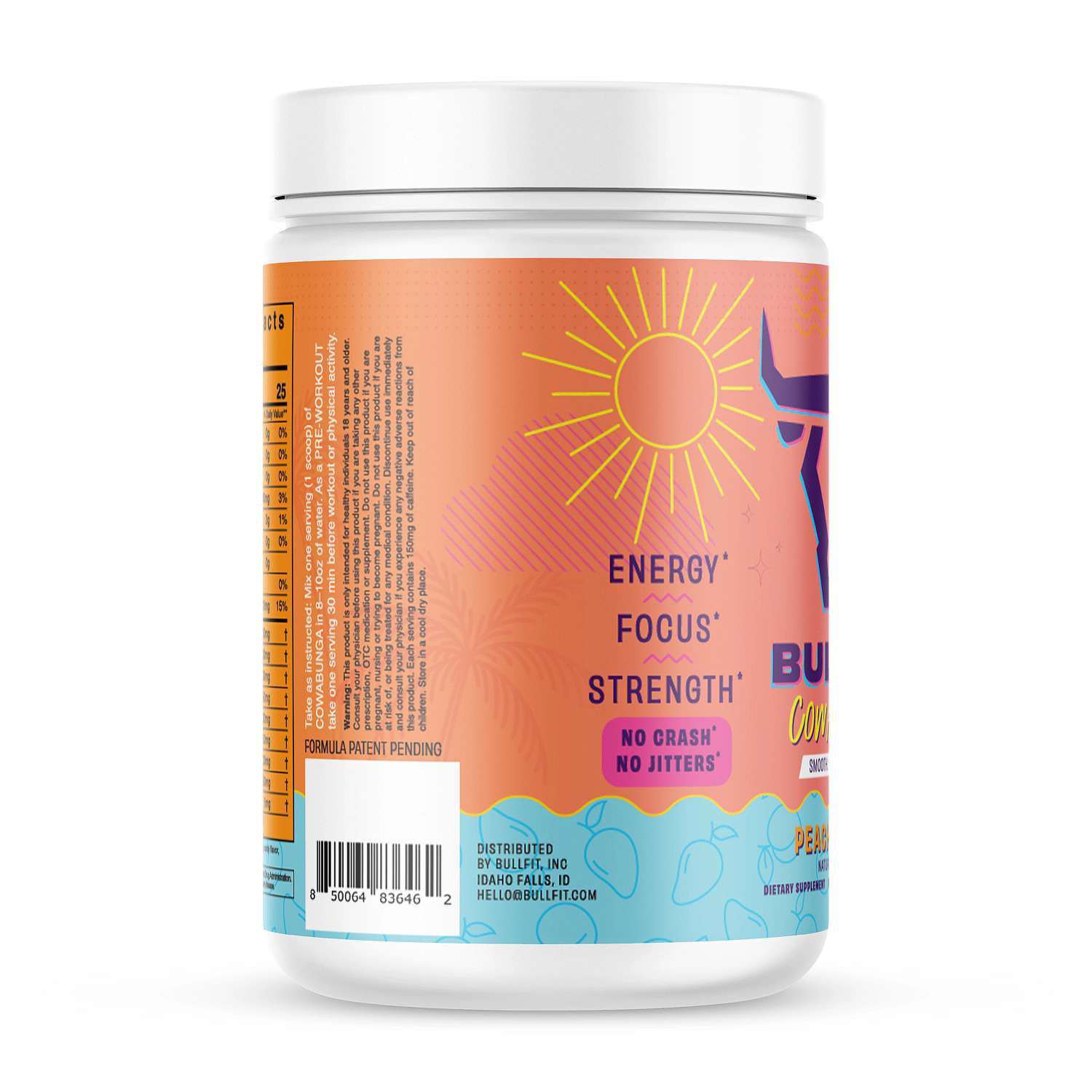 Cowabunga Pre-Workout - Peach Mango (30 Servings)