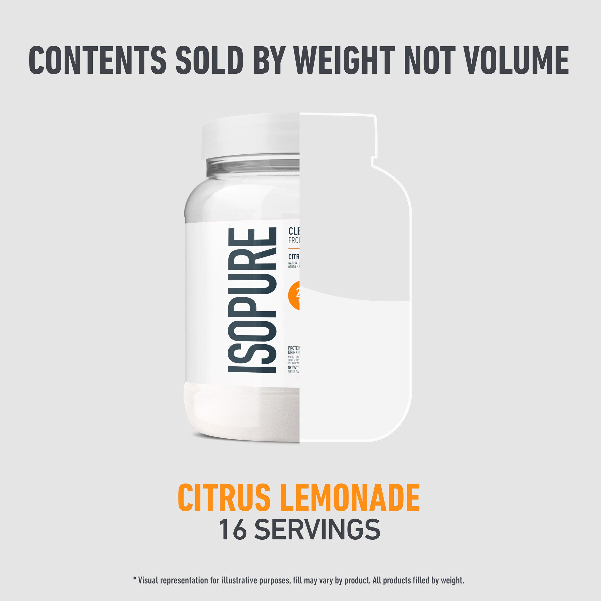 Clear Protein Powder - Citrus Lemonade (16 Servings) Citrus Lemonade | GNC