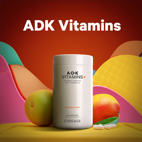 ADK Vitamin Supplement - 180 Capsules &#40;180 Servings&#41;  | GNC