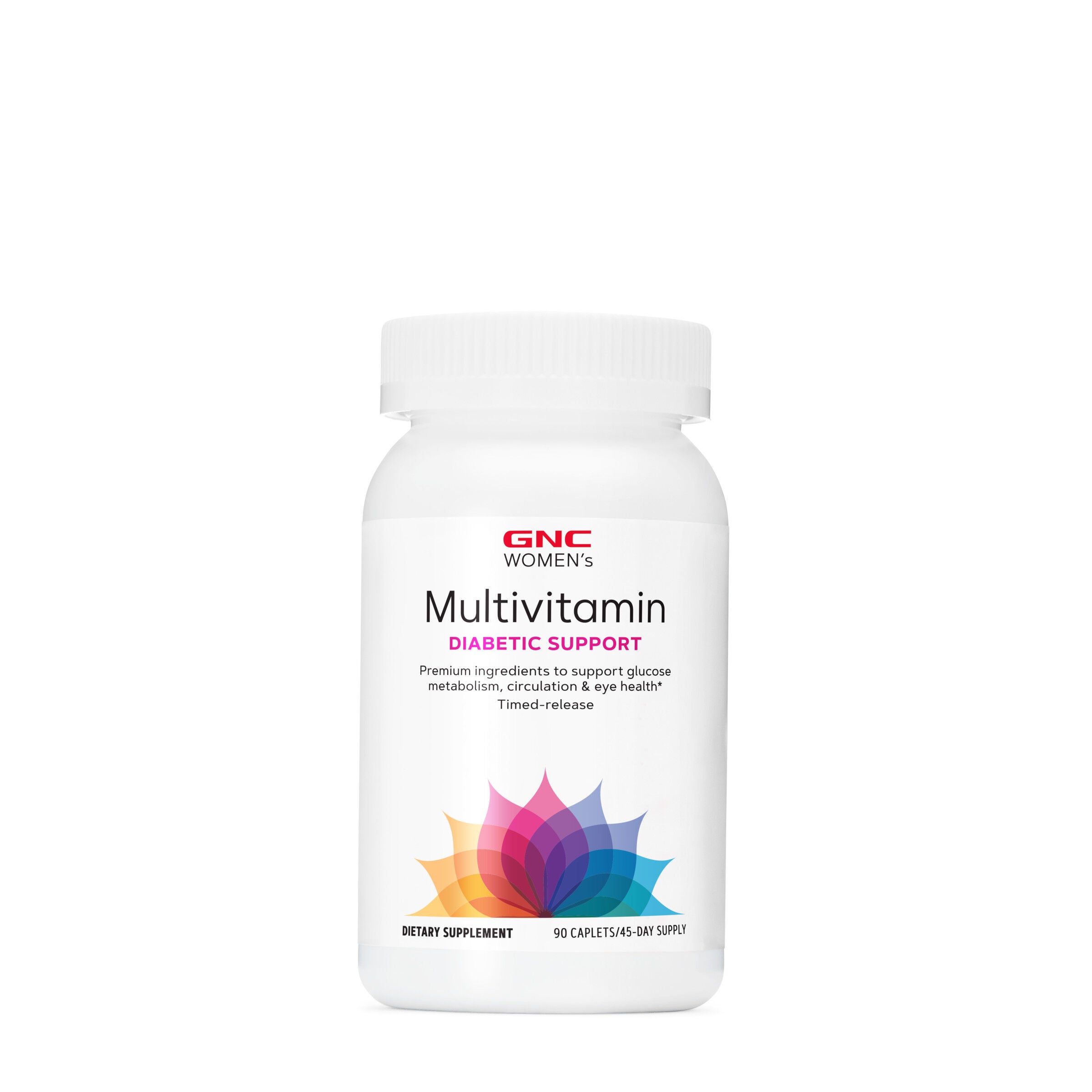 Multivitamin Diabetic Support - 90 Caplets (45 Servings)  | GNC
