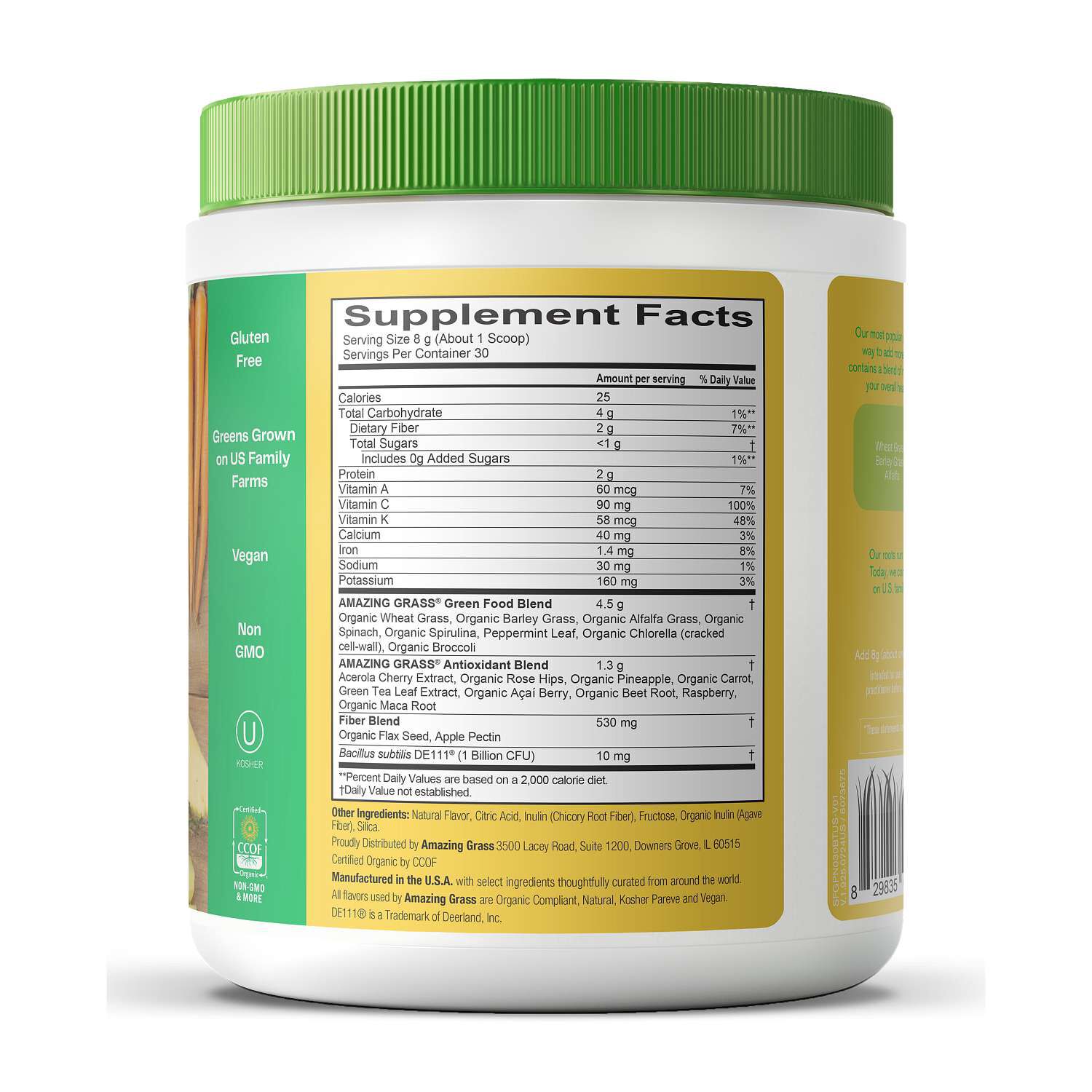 Greens Blend Superfood - Pineapple - 8.5 oz. (30 Servings)