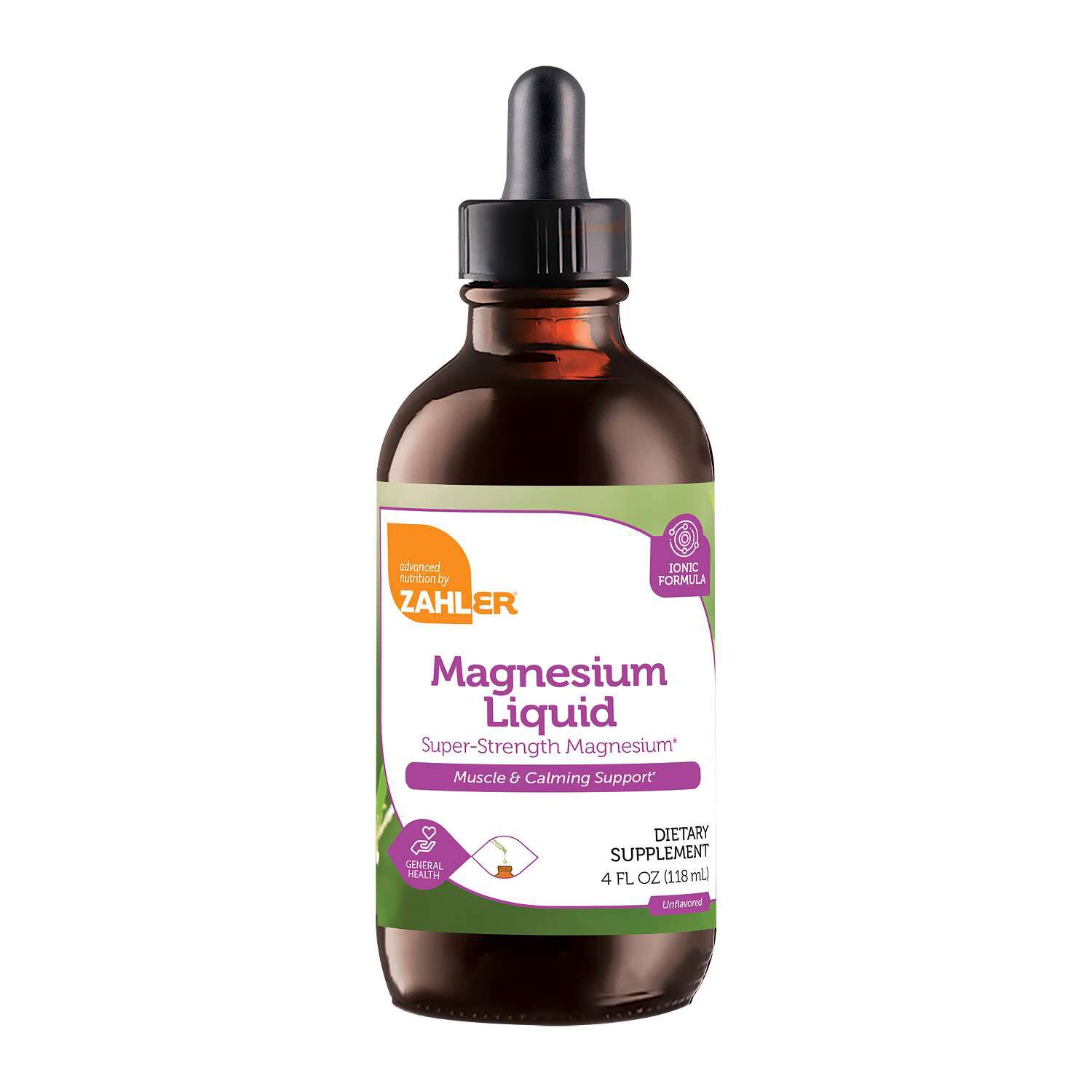 Magnesium Liquid - Unflavored - 4 fl oz (30 Servings)  | GNC