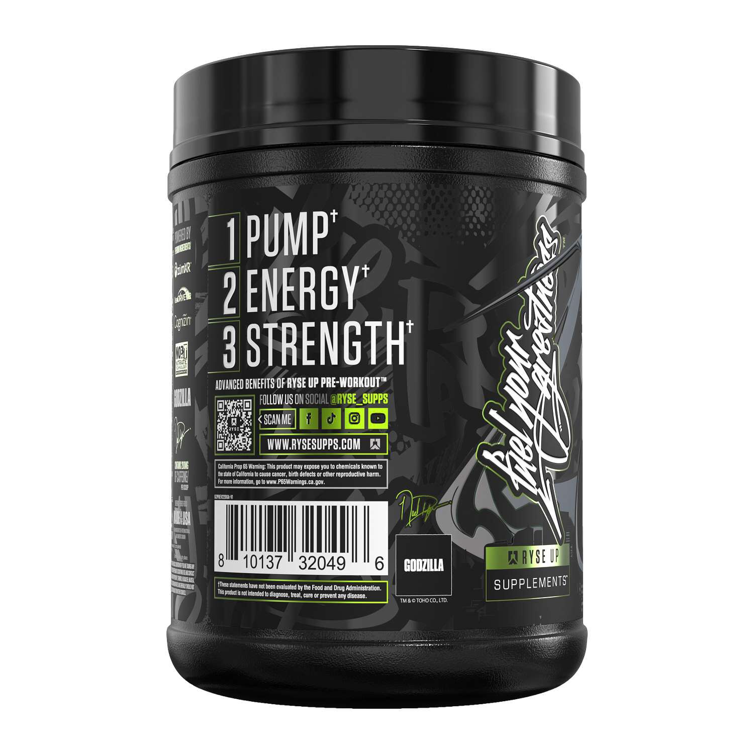Godzilla Pre-Workout - Green Apple (40 Servings)