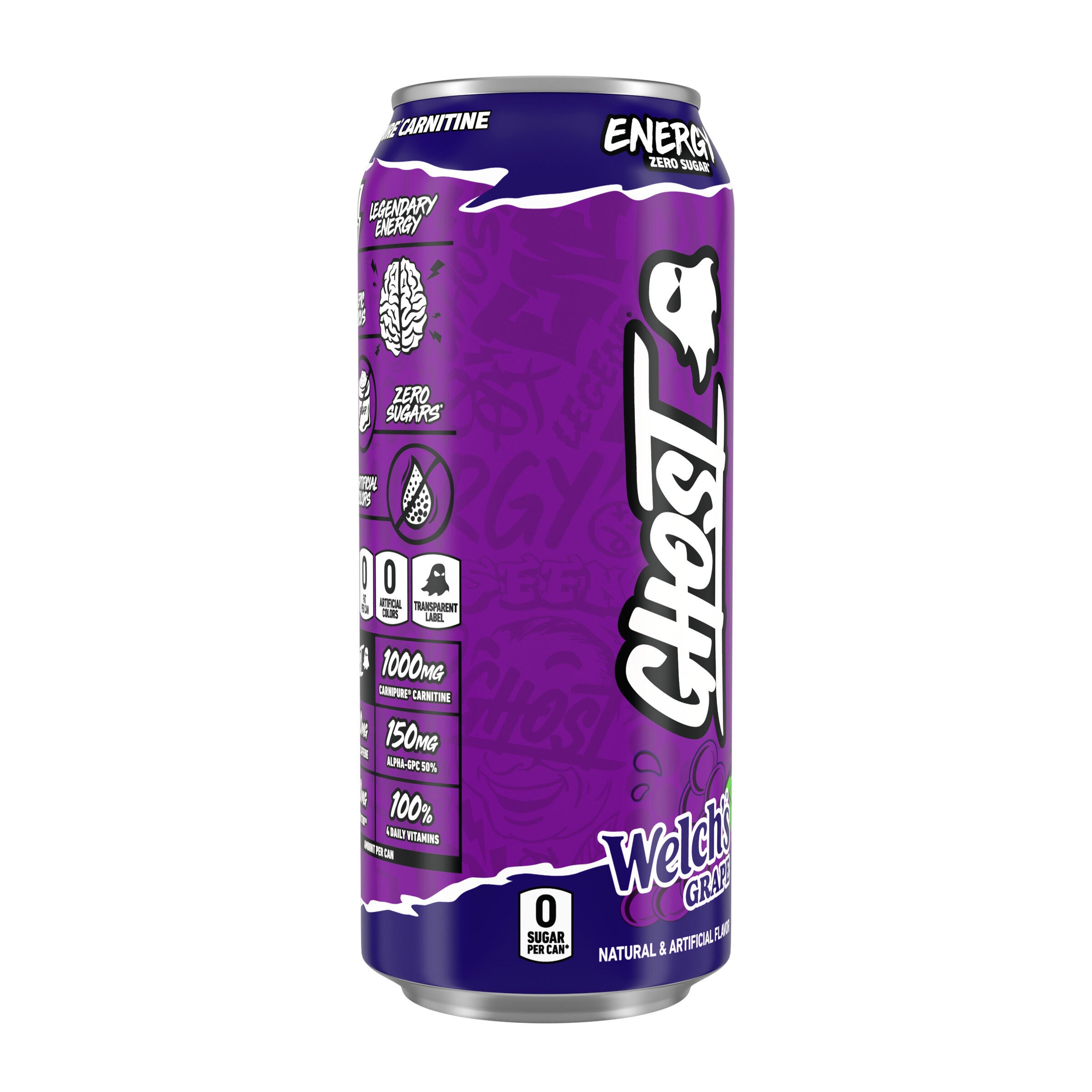 Energy Drink - Welch's Grape&reg; - 16 fl oz. (12 Cans) Welch's&reg; Grape | GNC