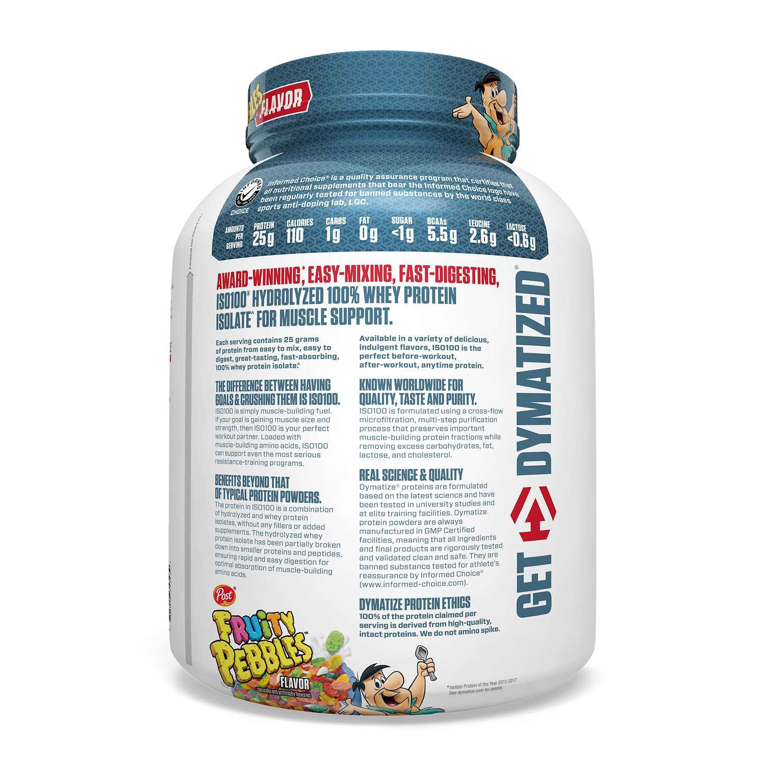 ISO 100&reg; Whey Protein Isolate - Fruity Pebbles&trade; (76 Servings)